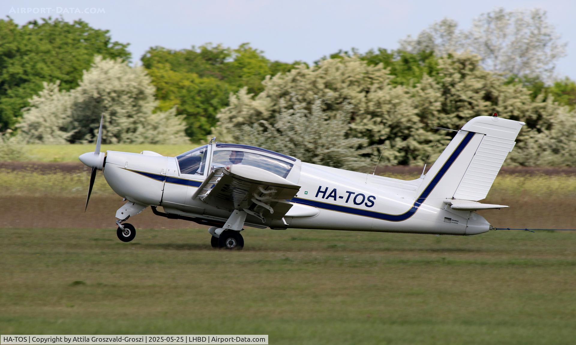 HA-TOS, 1975 Socata MS-893E Rallye Commodore 180GT C/N 12529, LHBD - Börgönd Airport, Hungary