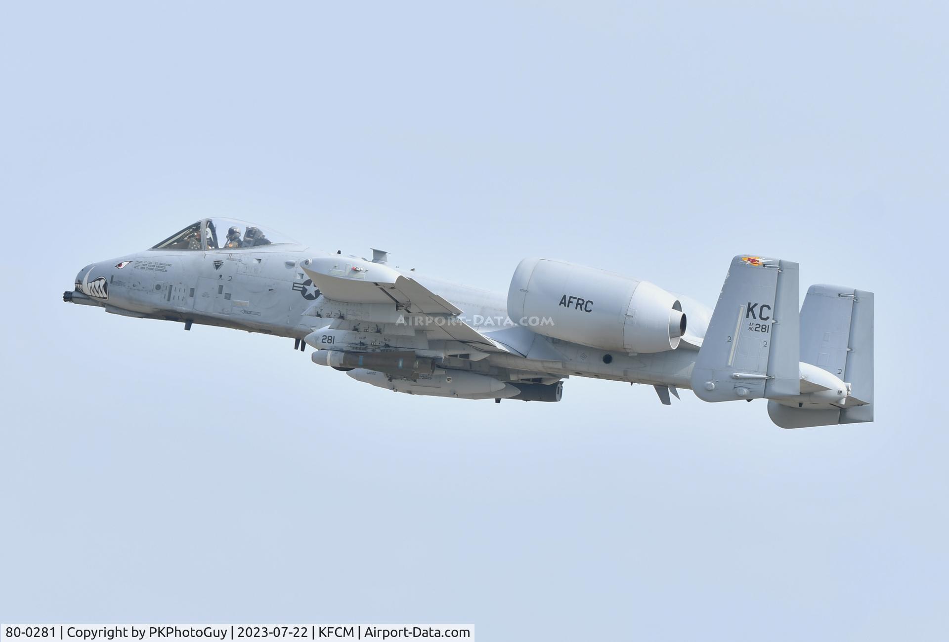 80-0281, 1980 Fairchild Republic A-10A Thunderbolt II C/N A10-0631, Air Expo at Flying Cloud Airport MN