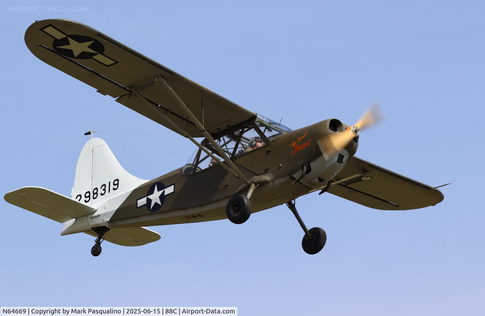 N64669, Stinson L-5 Sentinel C/N 76560, Stinson L-5