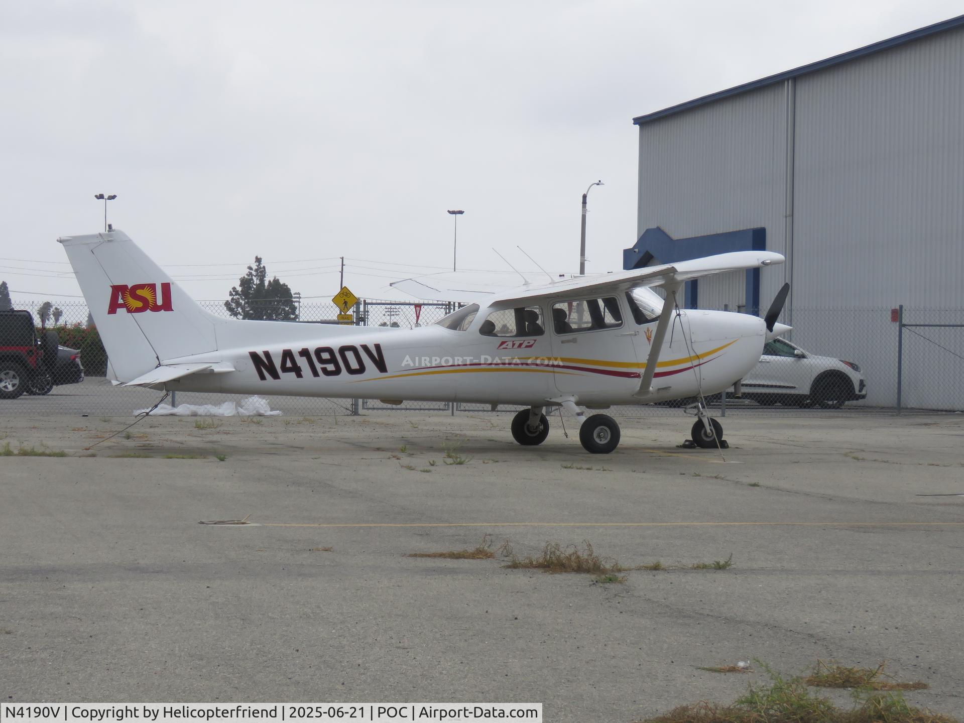 N4190V, 1998 Cessna 172R C/N 17280626, Parked in ATP parking area