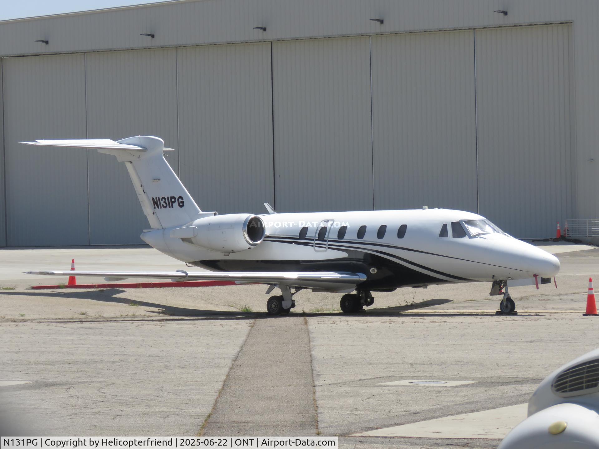 N131PG, 1986 Cessna 650 Citation III C/N 650-0126, Parked on the south side
