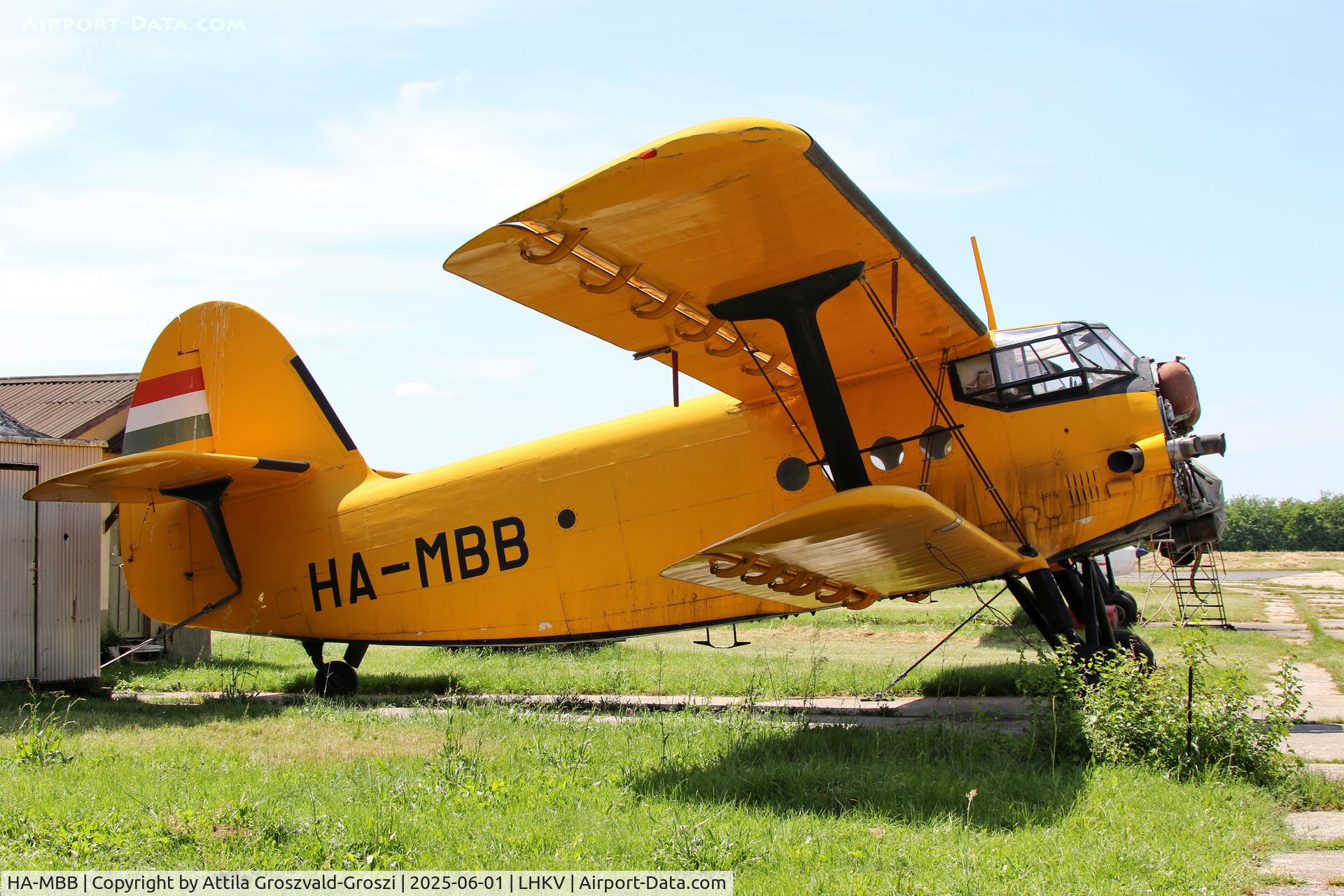 HA-MBB, 1975 Antonov An-2R C/N 1G161-07, LHKV - Kaposújlak Airport, Hungary