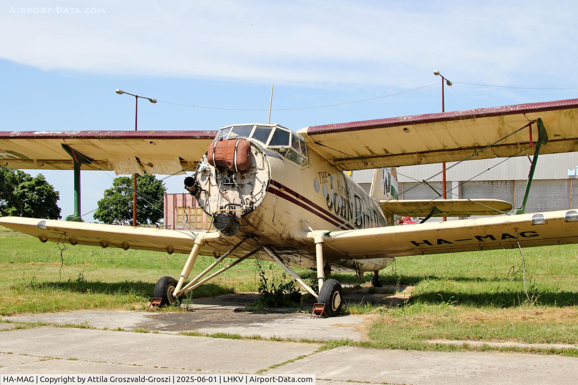HA-MAG, Antonov (PZL-Mielec) An-2P C/N 1G114-36, LHKV - Kaposújlak Airport, Hungary