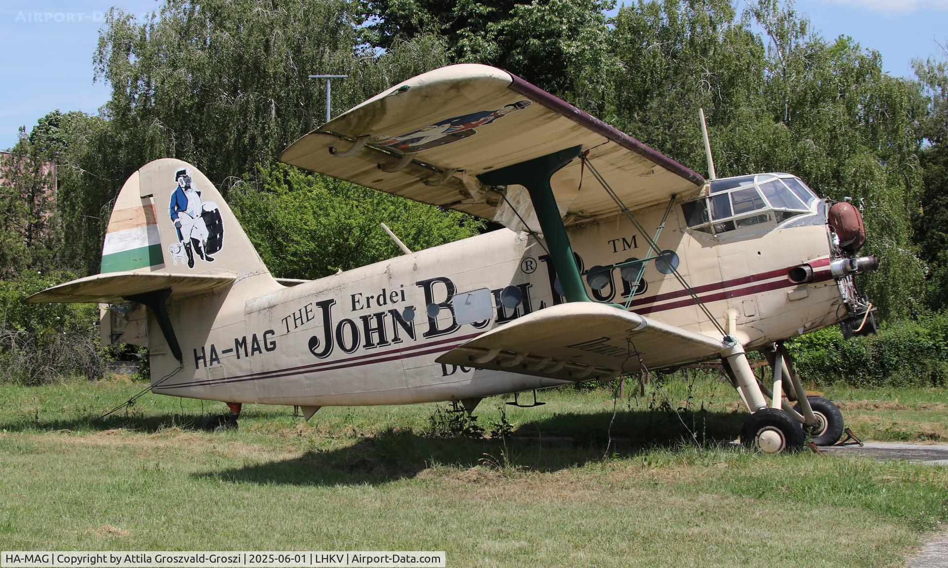 HA-MAG, Antonov (PZL-Mielec) An-2P C/N 1G114-36, LHKV - Kaposújlak Airport, Hungary