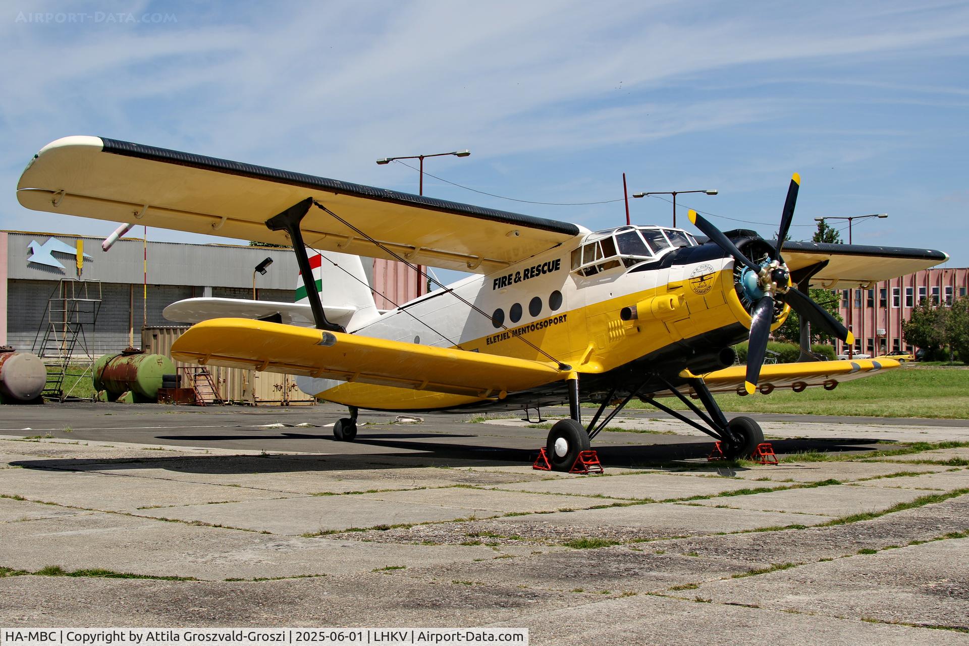 HA-MBC, 1975 PZL-Mielec An-2R C/N 1G161-08, LHKV - Kaposújlak Airport, Hungary