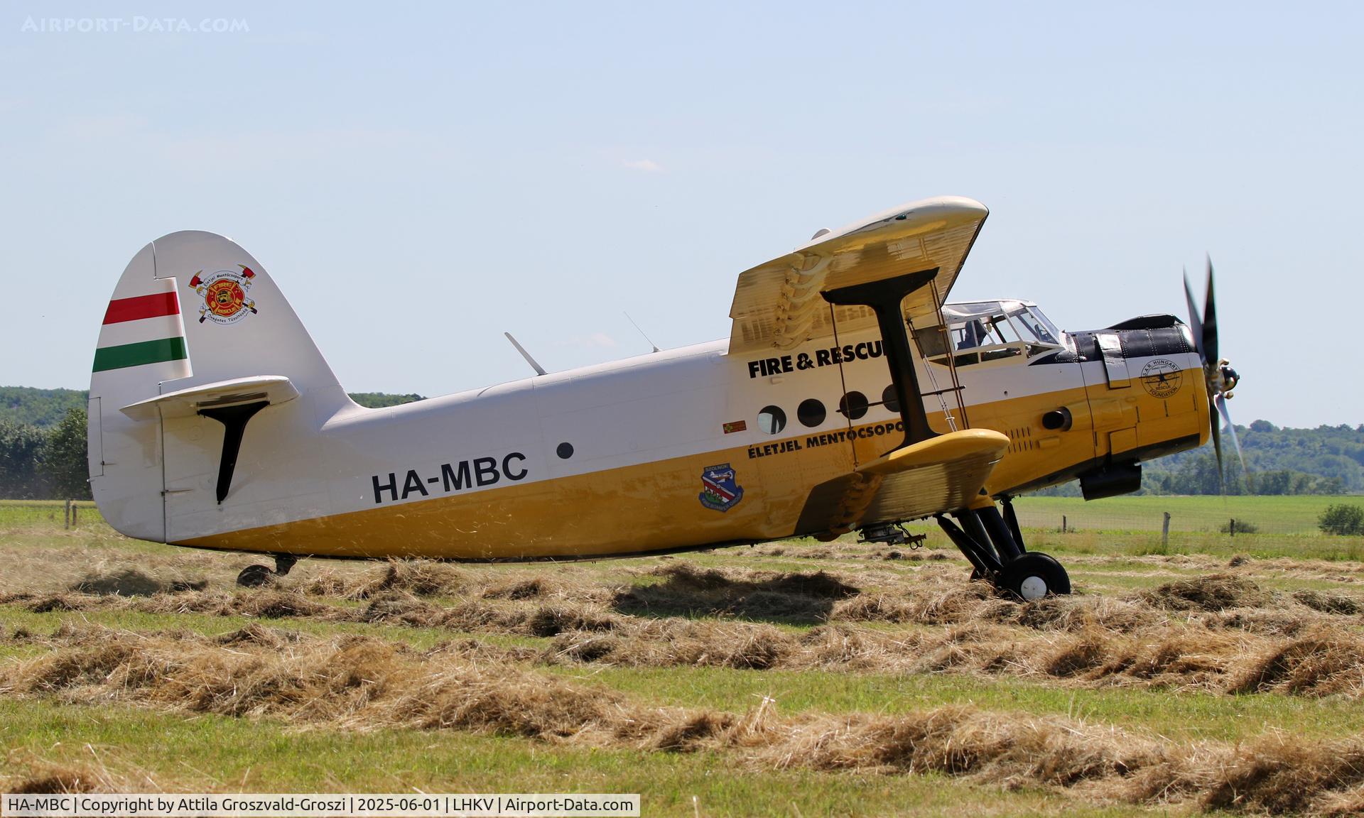 HA-MBC, 1975 PZL-Mielec An-2R C/N 1G161-08, LHKV - Kaposújlak Airport, Hungary
