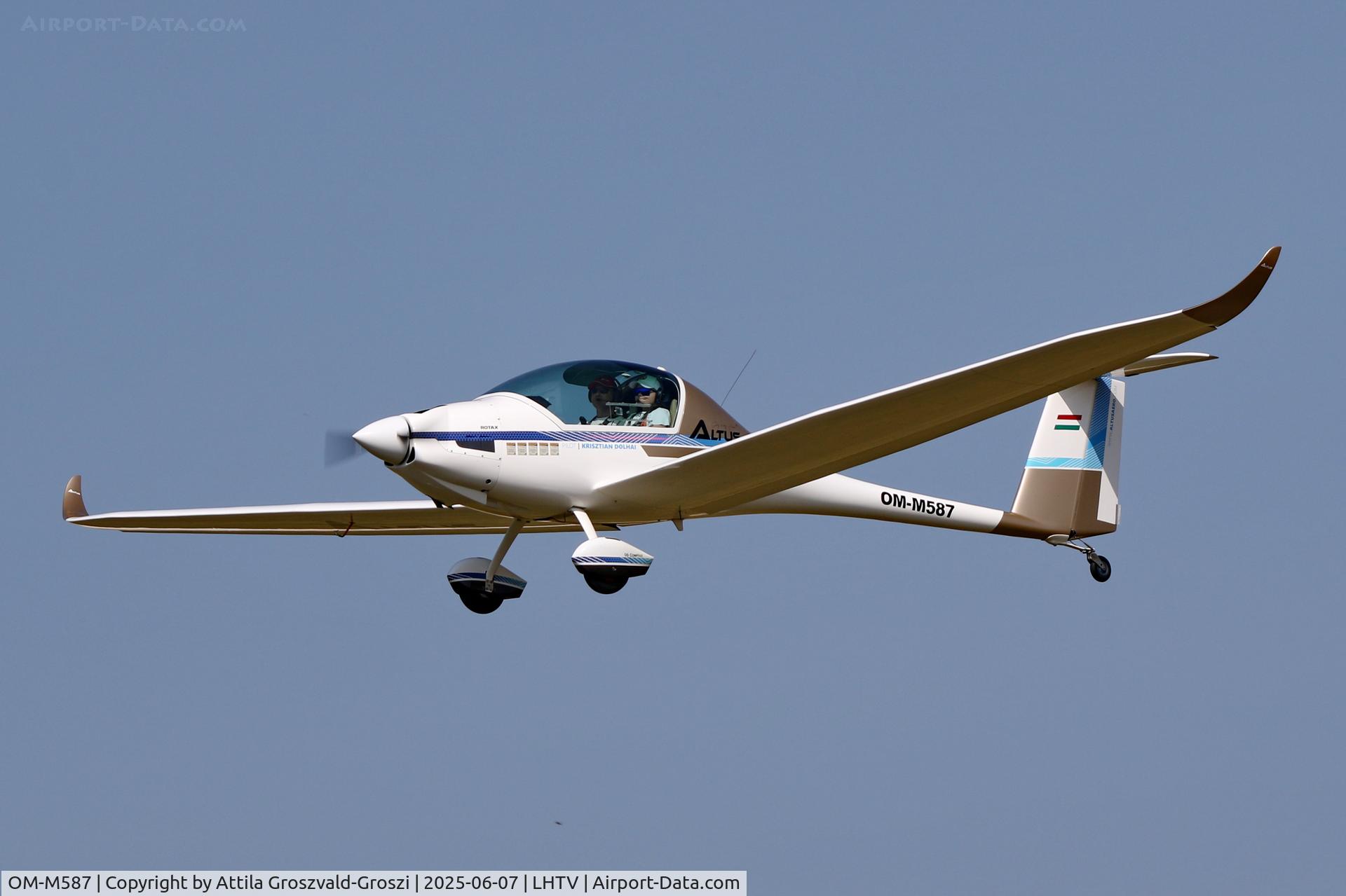 OM-M587, 2023 Altus Aero Altus C/N 002, LHTV - Tótvázsony-Kövesgyürpuszta Airport, Hungary