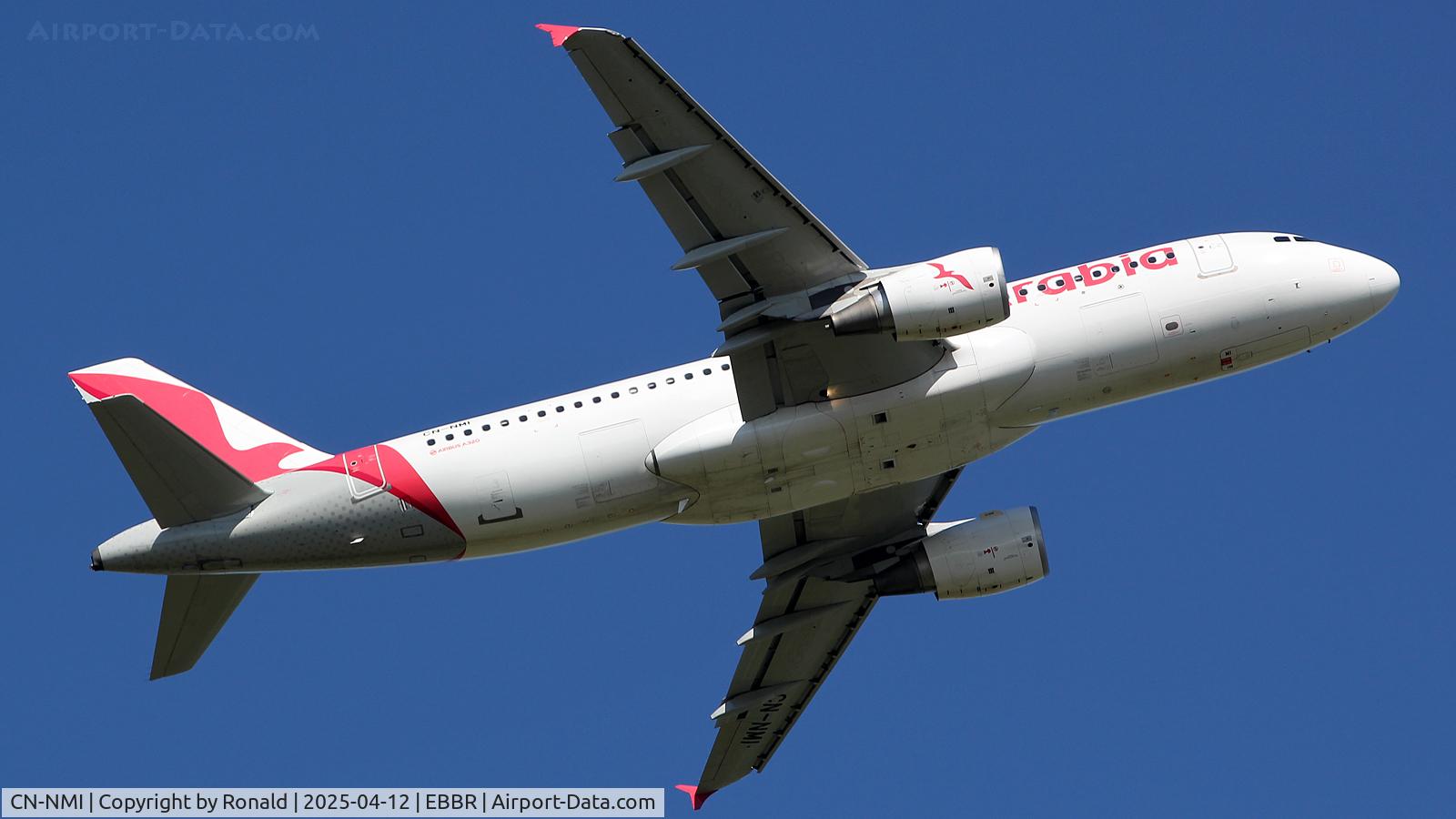 CN-NMI, 2012 Airbus A320-214 C/N 5206, at ebbr