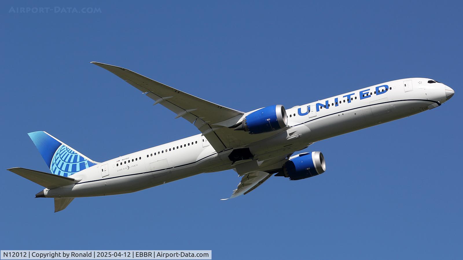 N12012, 2020 Boeing 787-10 Dreamliner Dreamliner C/N 60145, at ebbr