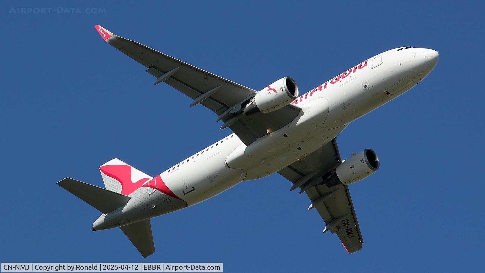 CN-NMJ, 2015 Airbus A320-214 C/N 6896, at ebbr