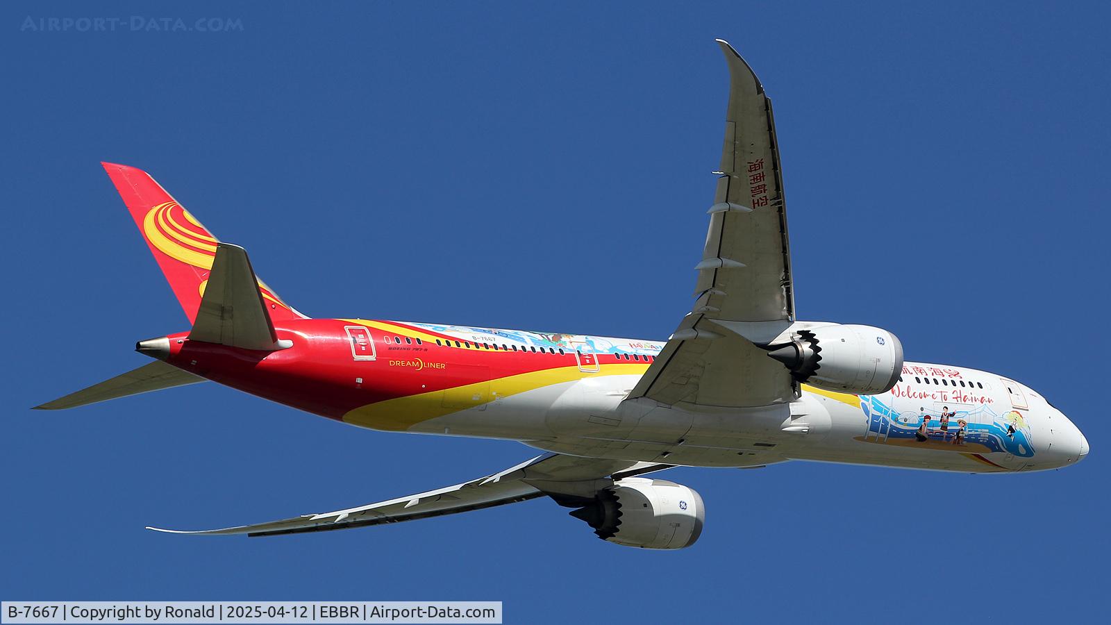 B-7667, 2017 Boeing 787-9 Dreamliner C/N 62720, at ebbr