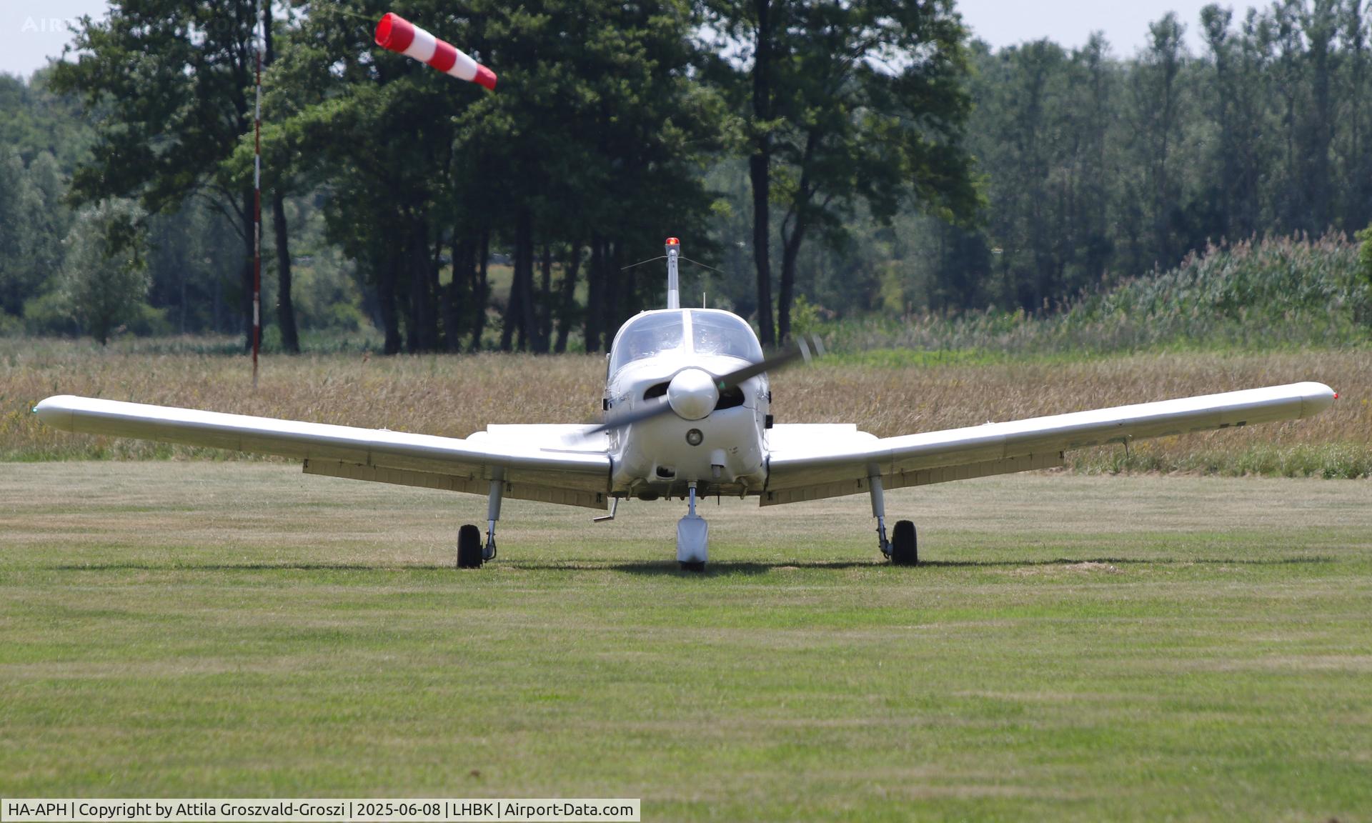 HA-APH, 1965 Piper PA-28-150 Cherokee C/N 282381, LHBK - Balatonkeresztúr Airport, Hungary