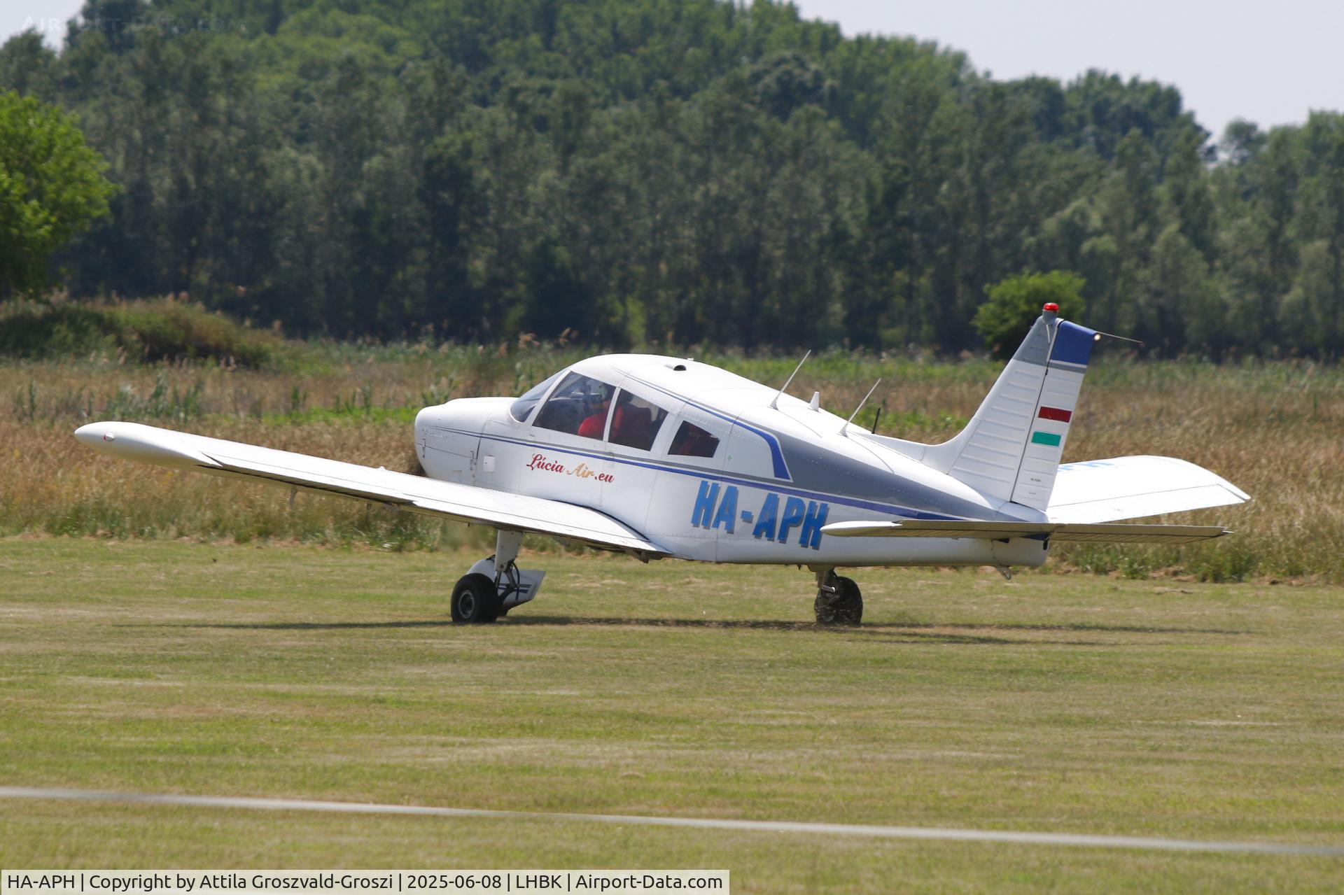HA-APH, 1965 Piper PA-28-150 Cherokee C/N 282381, LHBK - Balatonkeresztúr Airport, Hungary