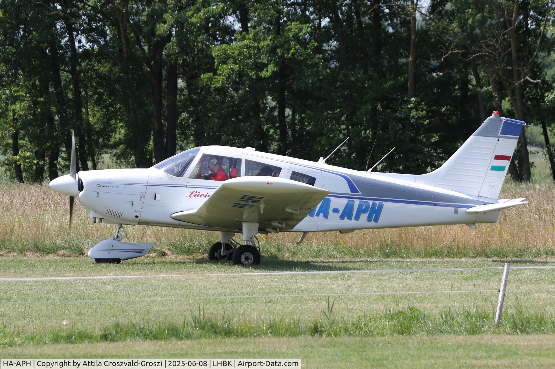 HA-APH, 1965 Piper PA-28-150 Cherokee C/N 282381, LHBK - Balatonkeresztúr Airport, Hungary