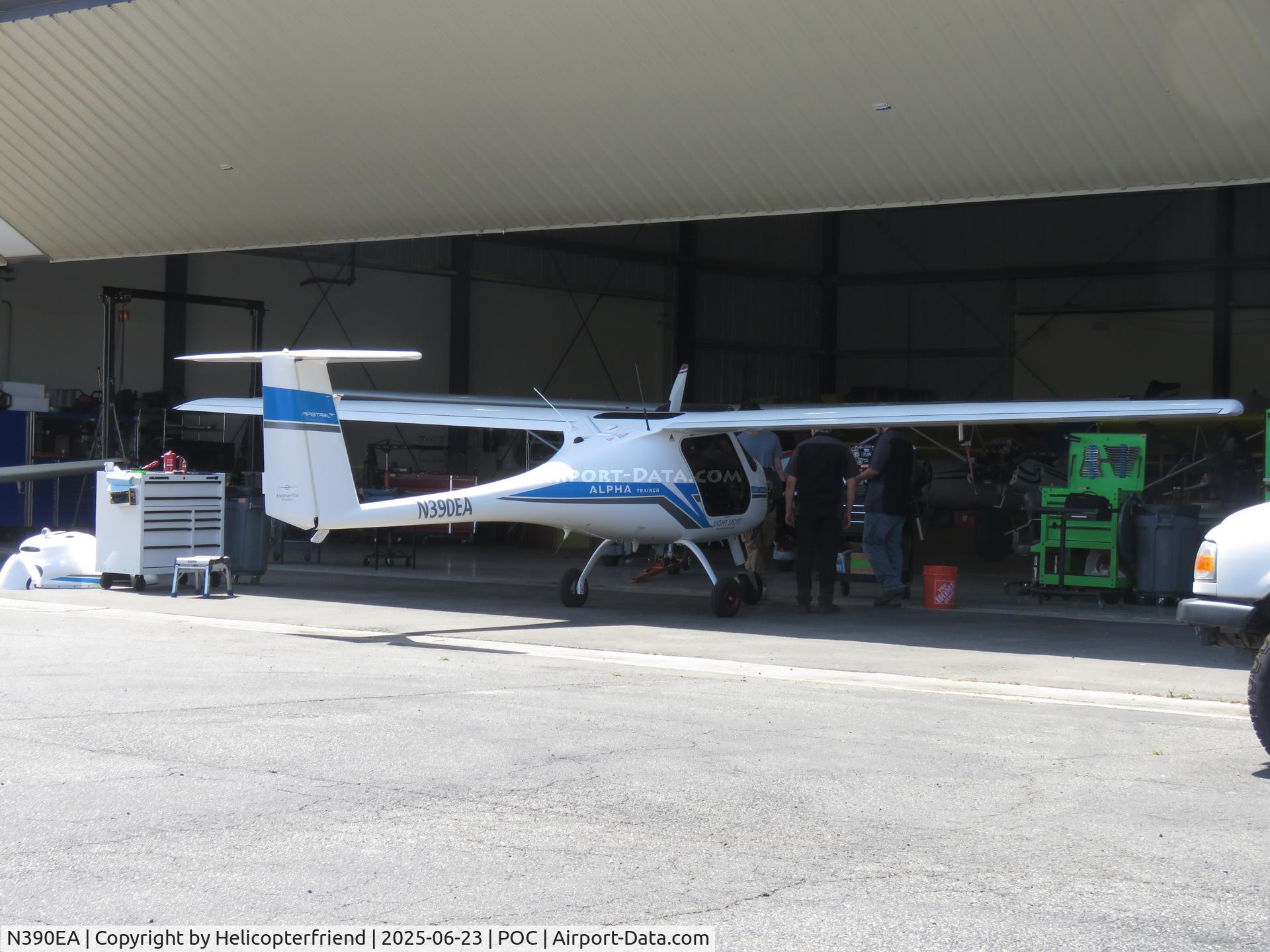N390EA, 2024 Pipistrel Alpha Trainer C/N AT162A0001, Having work done