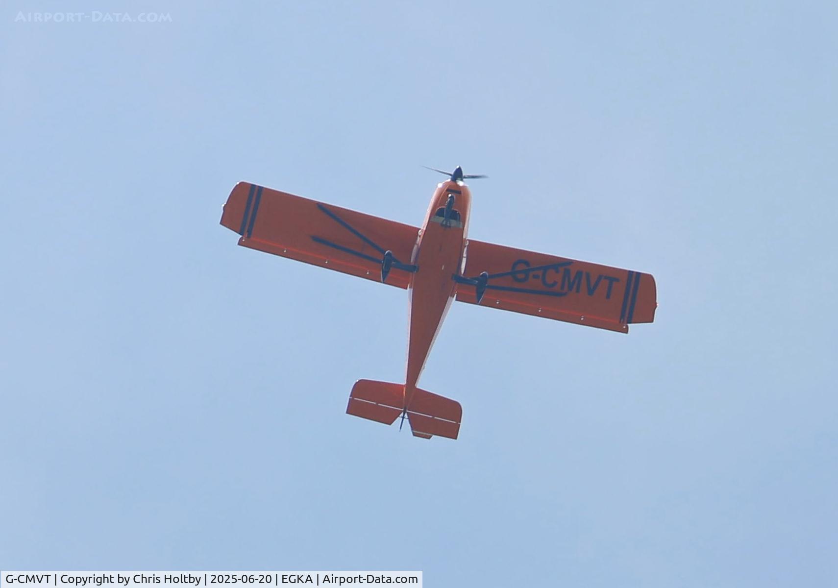 G-CMVT, 2024 Ascent Aeropro Eurofox 3K C/N 71324, Over Shoreham Airport, W Sussex