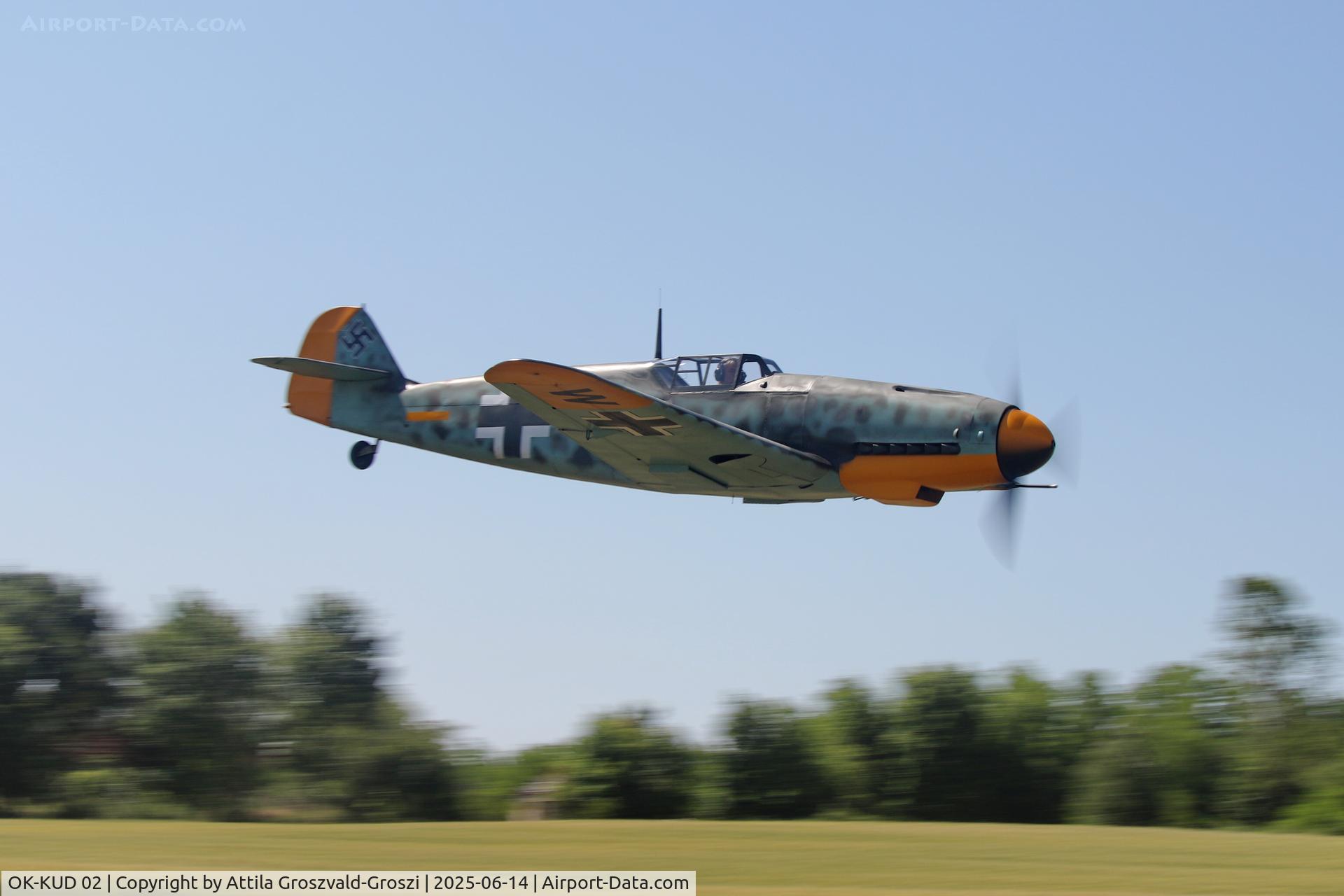 OK-KUD 02, Pavel Kouril Messerschmitt Bf-109 replica, HU-0020 - Rétság Airport, Hungary - Ultralight Aircraft Meeting 2025