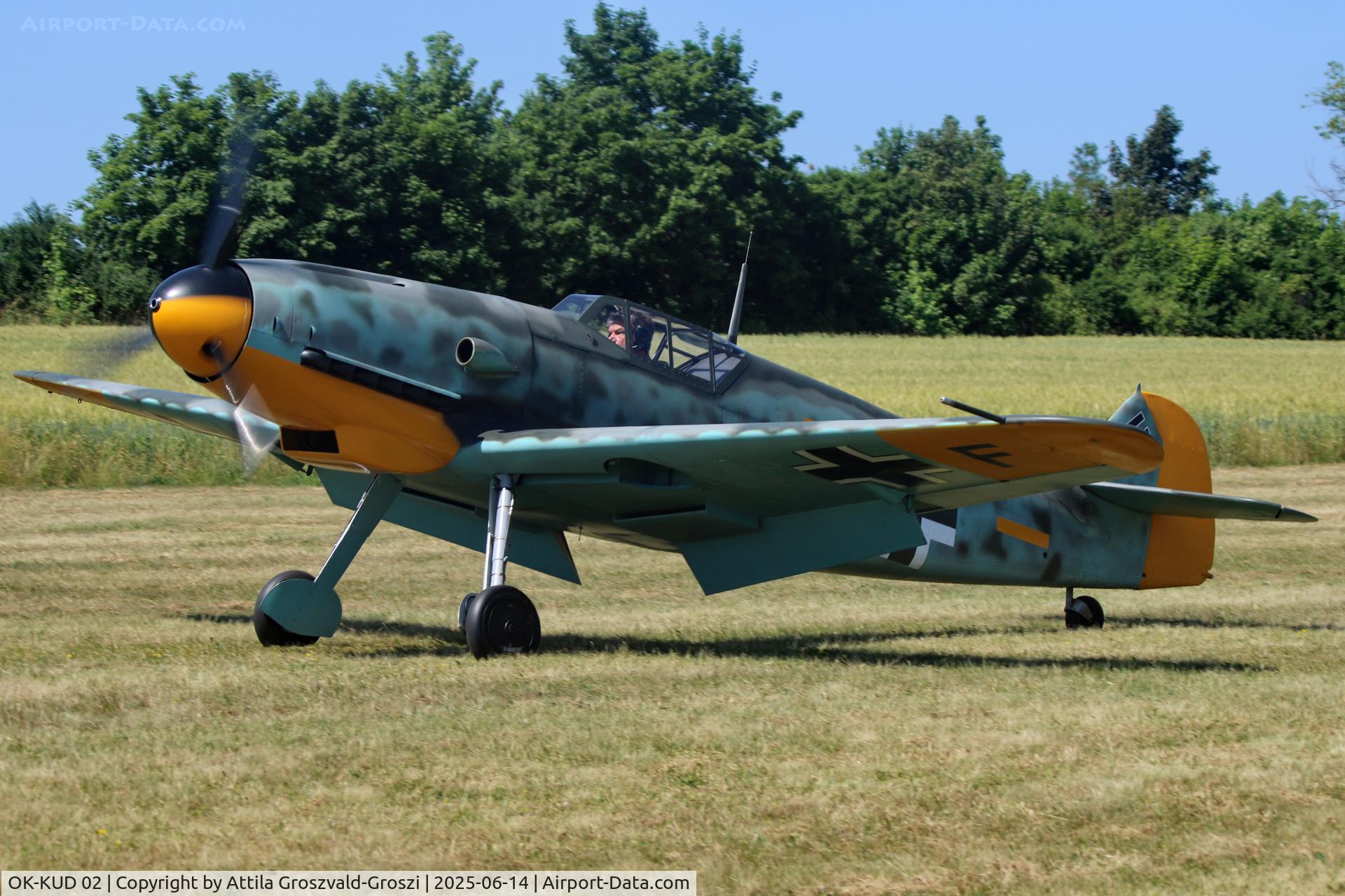 OK-KUD 02, Pavel Kouril Messerschmitt Bf-109 replica, HU-0020 - Rétság Airport, Hungary - Ultralight Aircraft Meeting 2025
