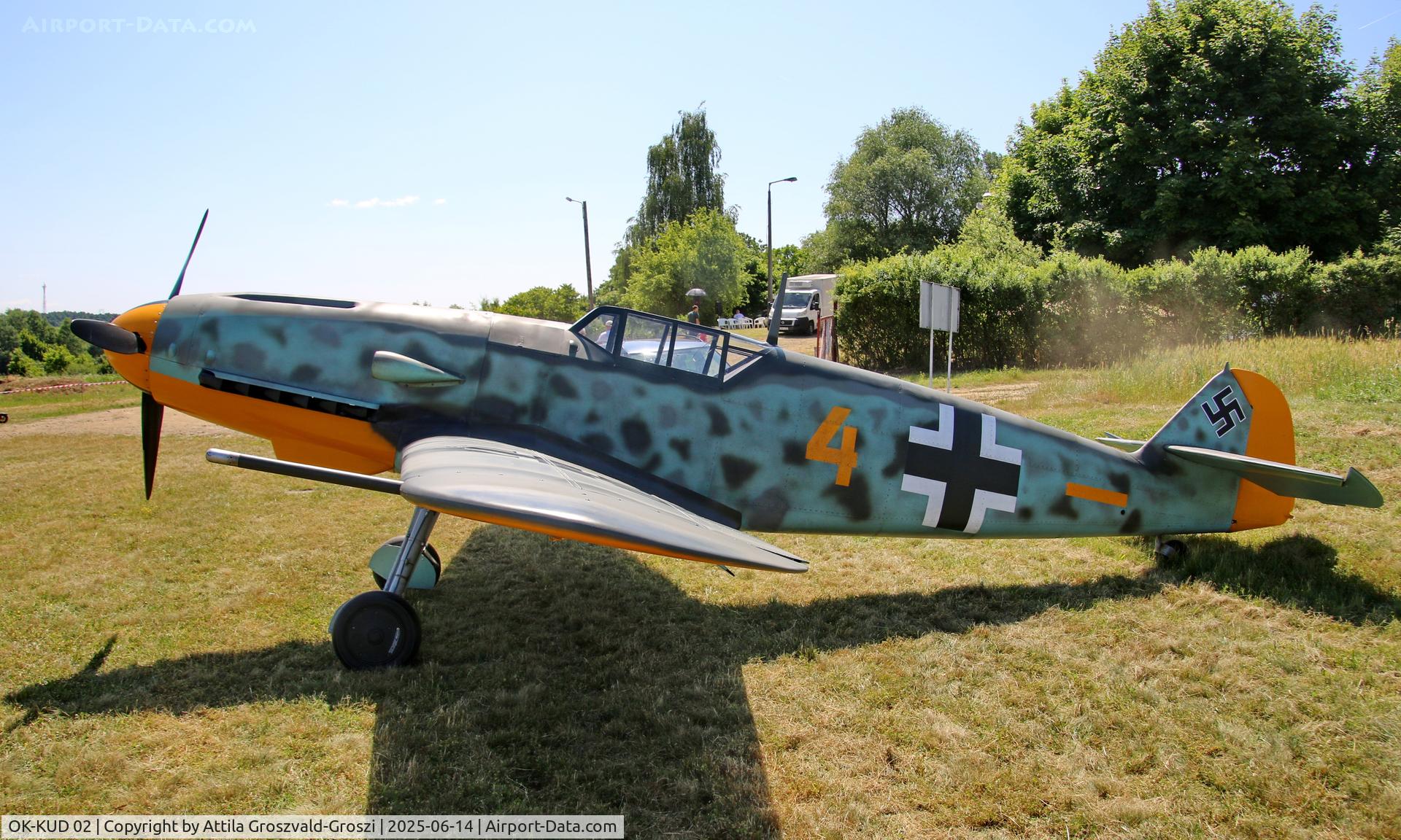 OK-KUD 02, Pavel Kouril Messerschmitt Bf-109 replica, HU-0020 - Rétság Airport, Hungary - Ultralight Aircraft Meeting 2025