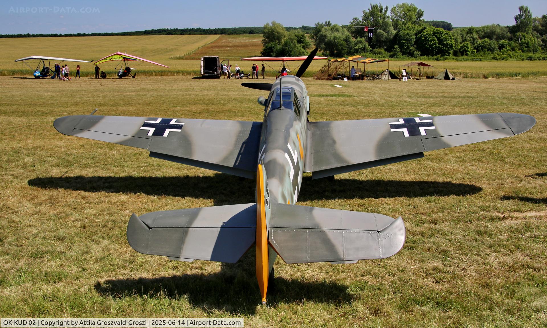 OK-KUD 02, Pavel Kouril Messerschmitt Bf-109 replica, HU-0020 - Rétság Airport, Hungary - Ultralight Aircraft Meeting 2025