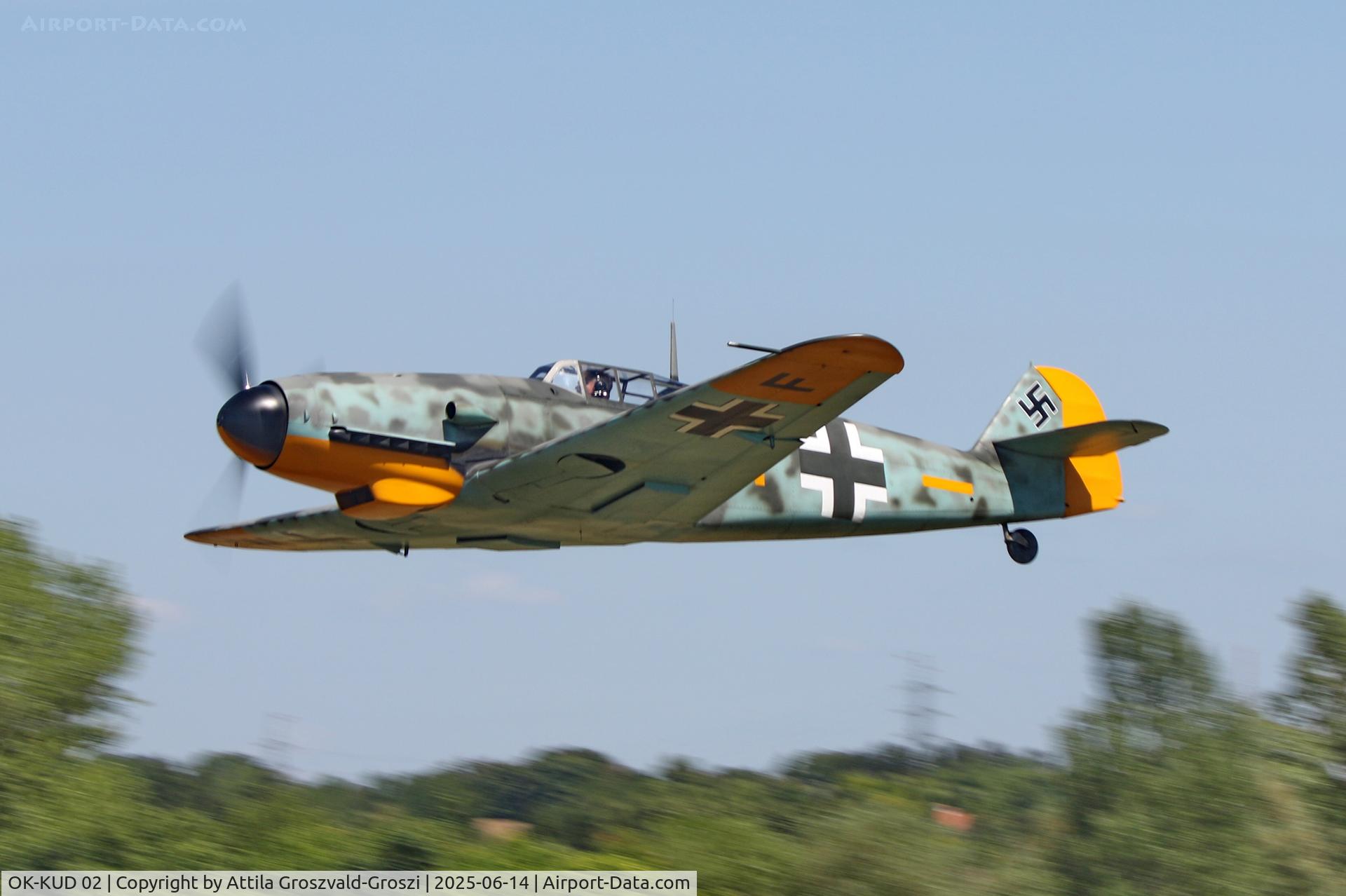 OK-KUD 02, Pavel Kouril Messerschmitt Bf-109 replica, HU-0020 - Rétság Airport, Hungary - Ultralight Aircraft Meeting 2025