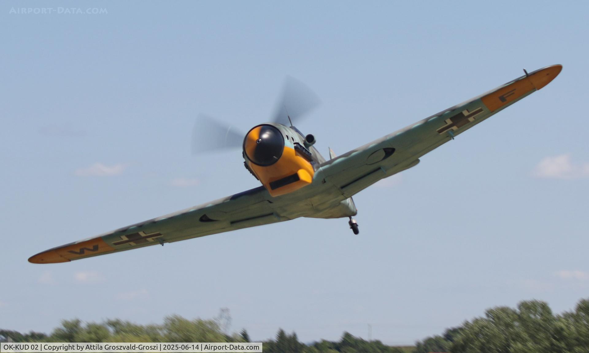 OK-KUD 02, Pavel Kouril Messerschmitt Bf-109 replica, HU-0020 - Rétság Airport, Hungary - Ultralight Aircraft Meeting 2025
