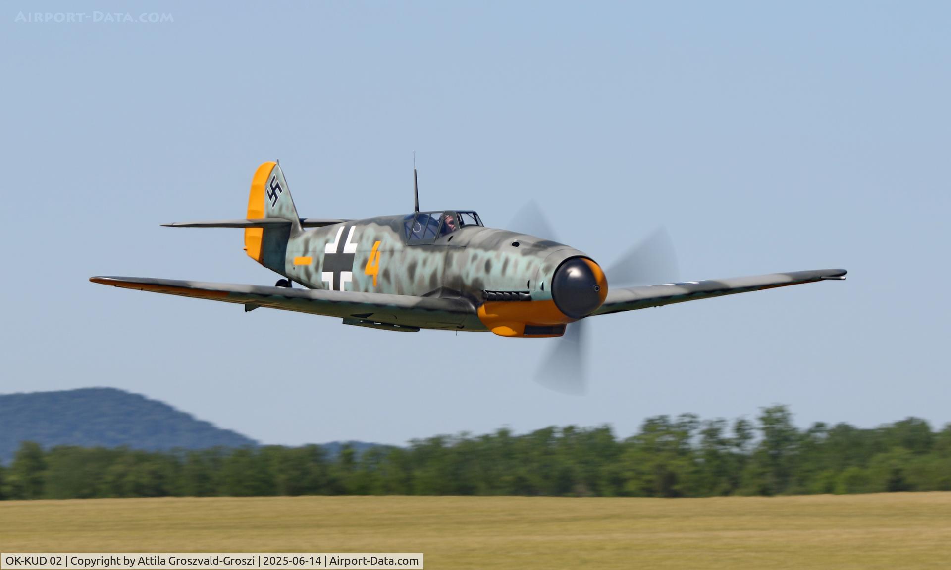 OK-KUD 02, Pavel Kouril Messerschmitt Bf-109 replica, HU-0020 - Rétság Airport, Hungary - Ultralight Aircraft Meeting 2025