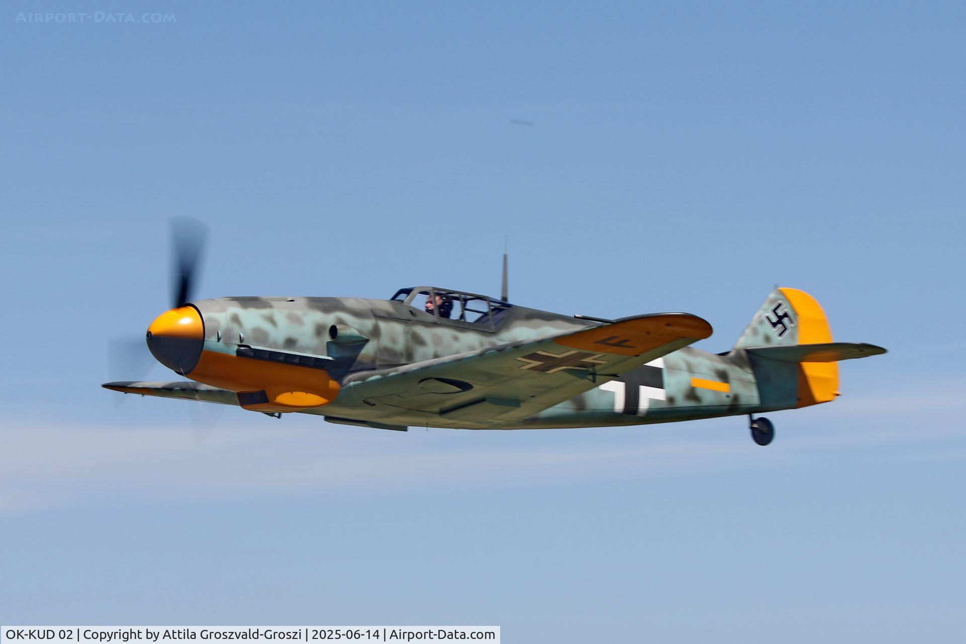 OK-KUD 02, Pavel Kouril Messerschmitt Bf-109 replica, HU-0020 - Rétság Airport, Hungary - Ultralight Aircraft Meeting 2025