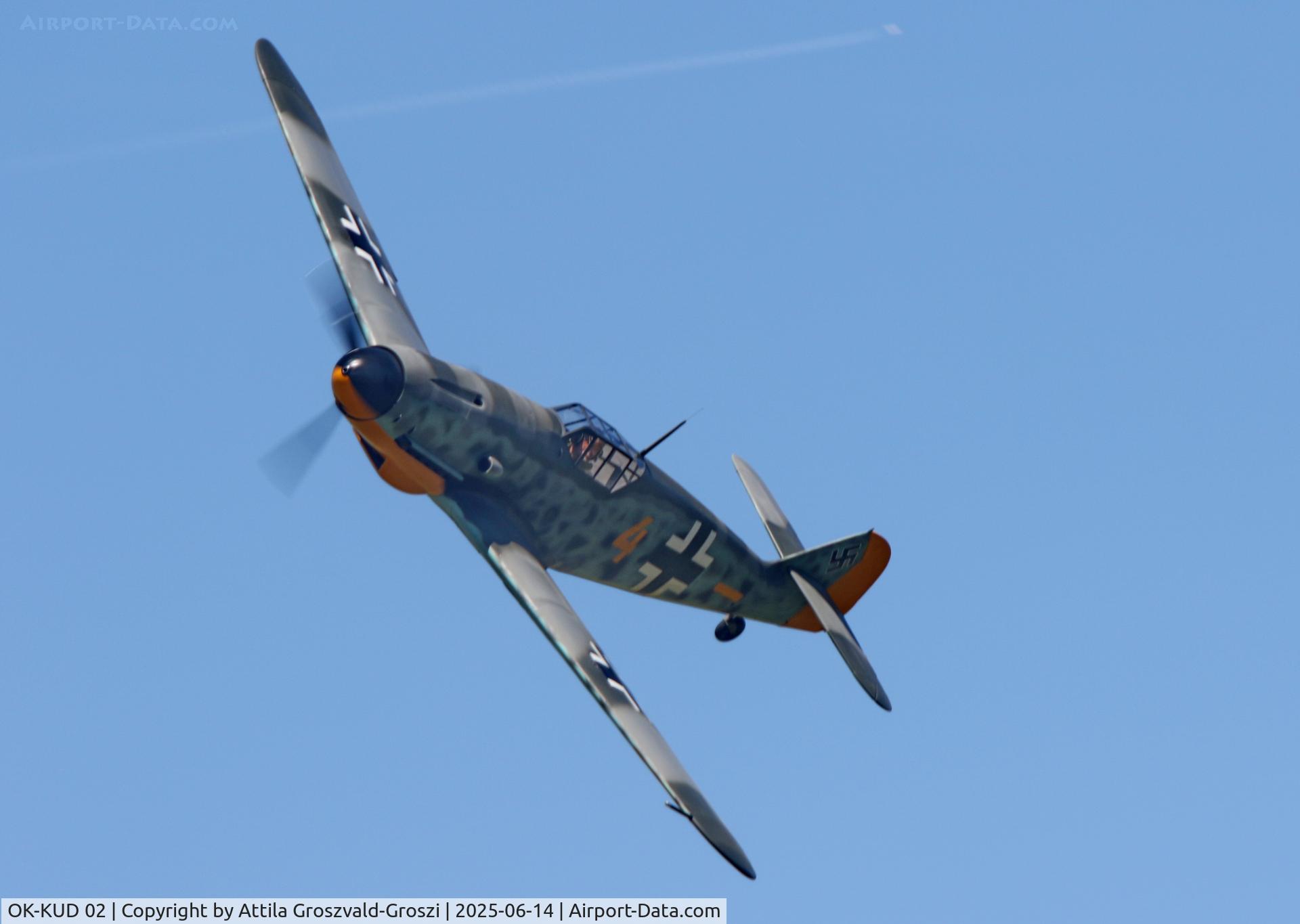 OK-KUD 02, Pavel Kouril Messerschmitt Bf-109 replica, HU-0020 - Rétság Airport, Hungary - Ultralight Aircraft Meeting 2025
