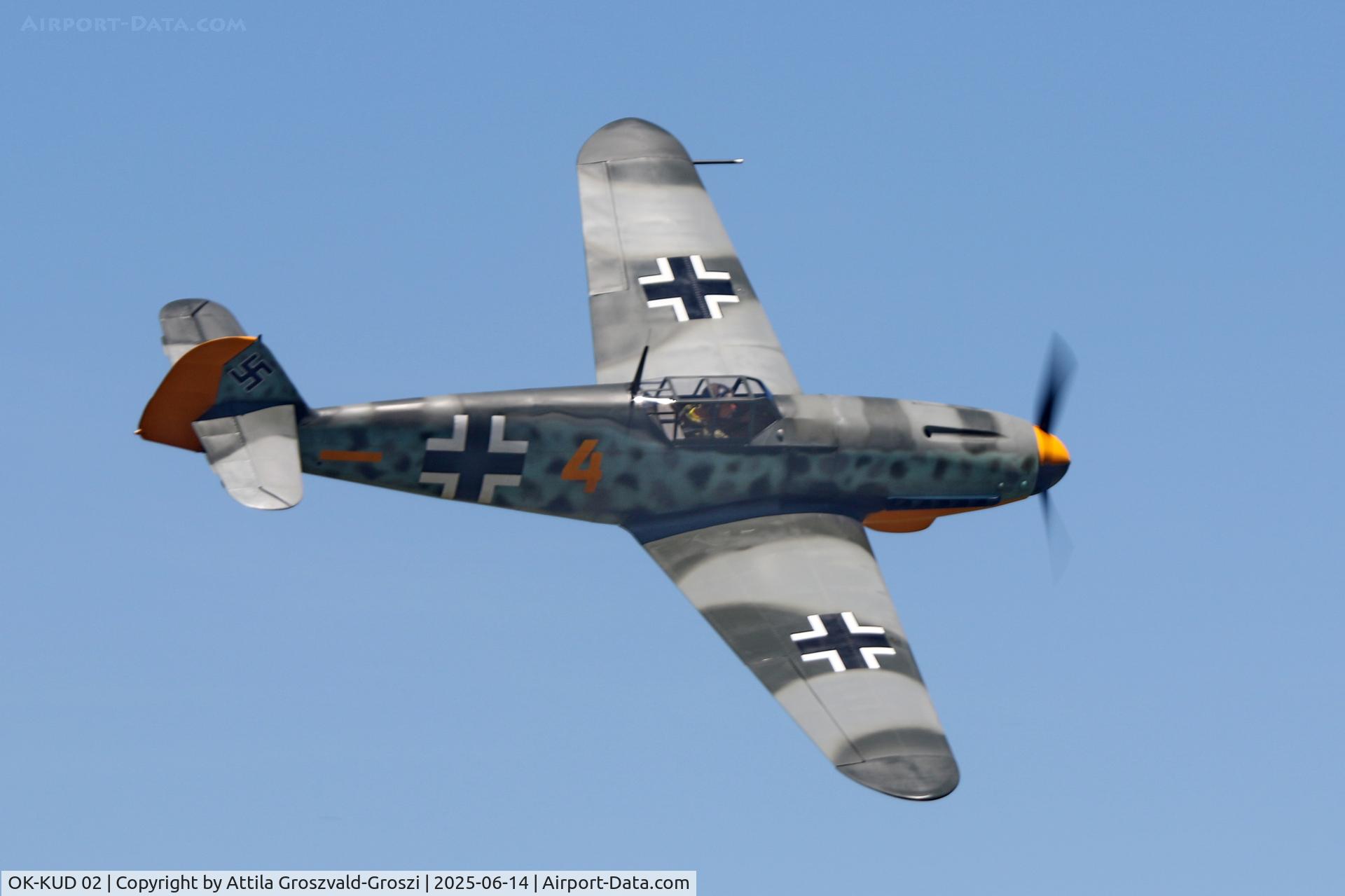 OK-KUD 02, Pavel Kouril Messerschmitt Bf-109 replica, HU-0020 - Rétság Airport, Hungary - Ultralight Aircraft Meeting 2025