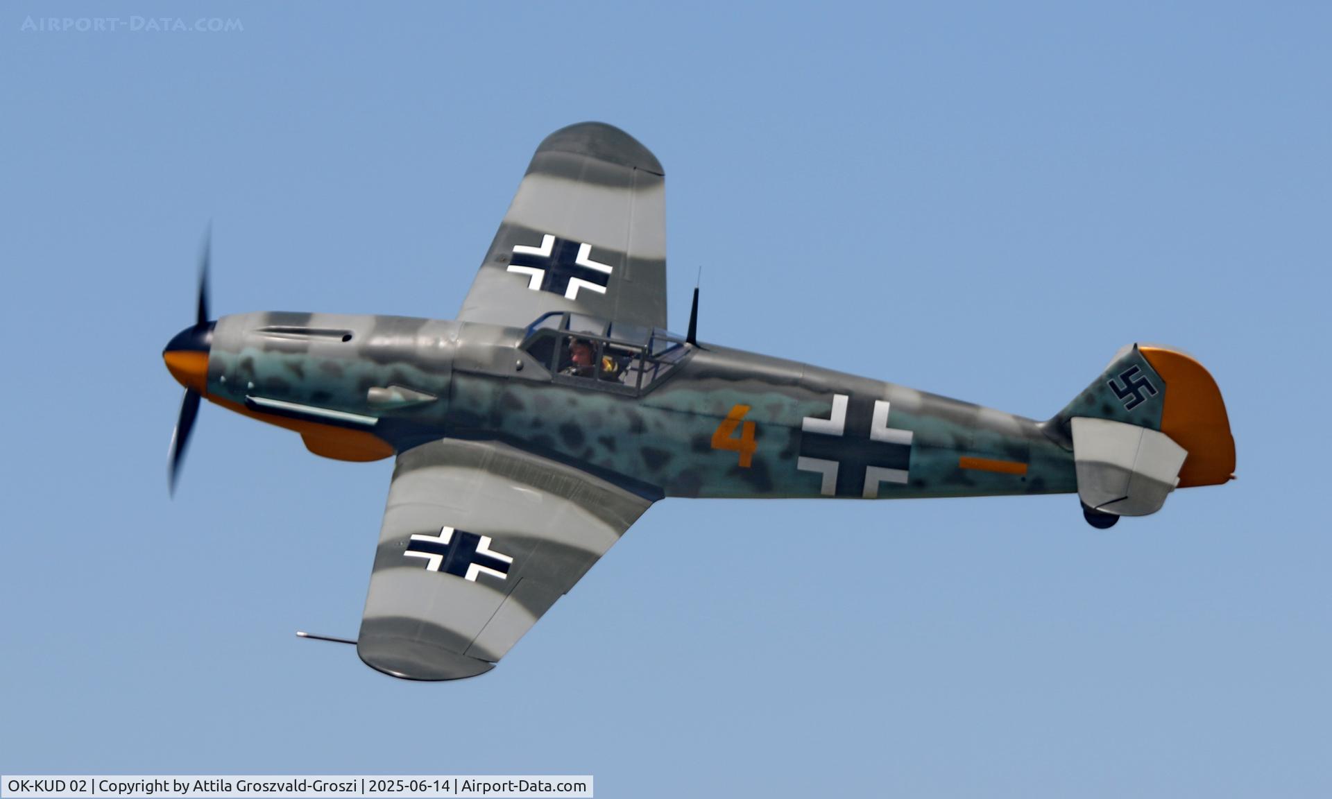 OK-KUD 02, Pavel Kouril Messerschmitt Bf-109 replica, HU-0020 - Rétság Airport, Hungary - Ultralight Aircraft Meeting 2025