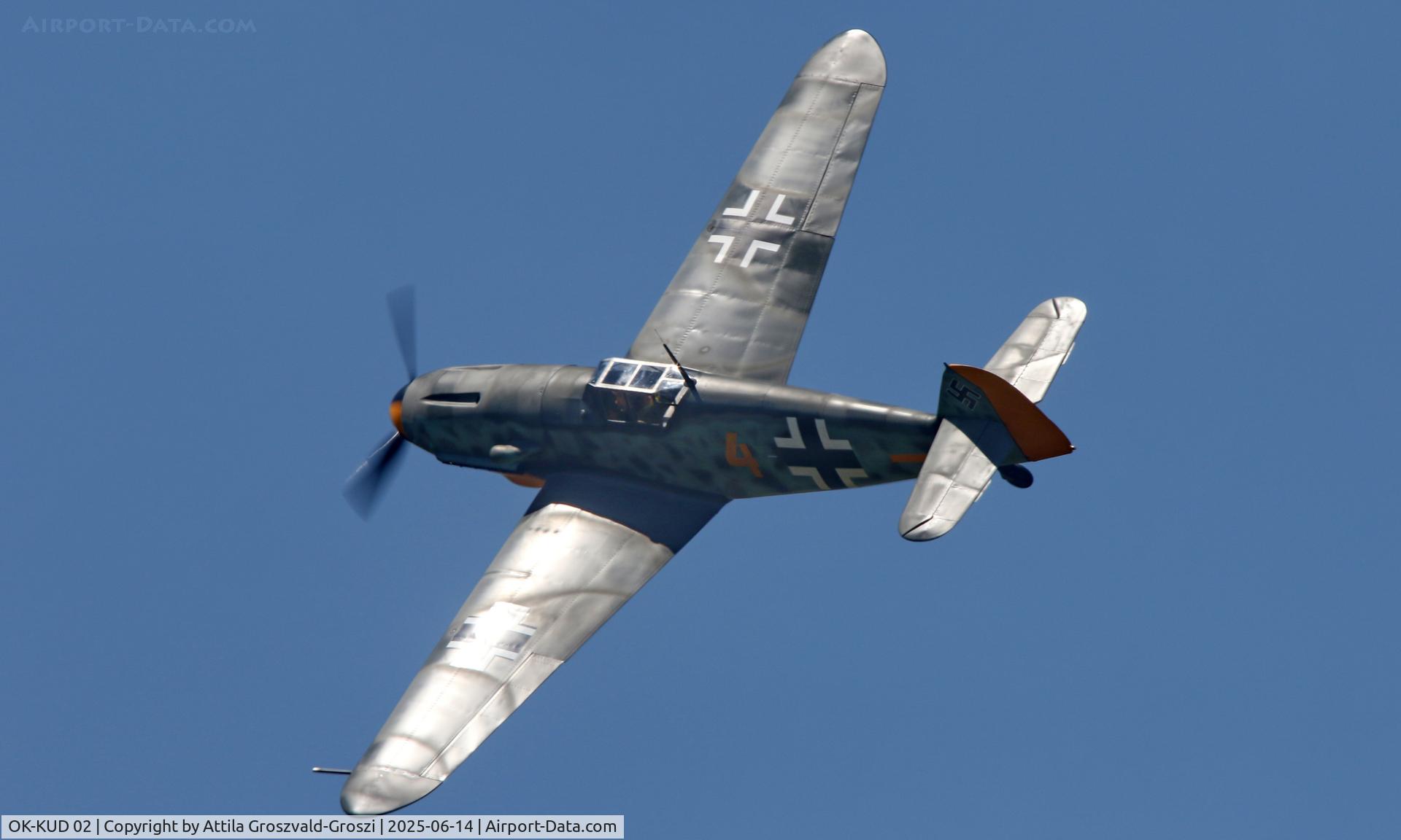 OK-KUD 02, Pavel Kouril Messerschmitt Bf-109 replica, HU-0020 - Rétság Airport, Hungary - Ultralight Aircraft Meeting 2025
