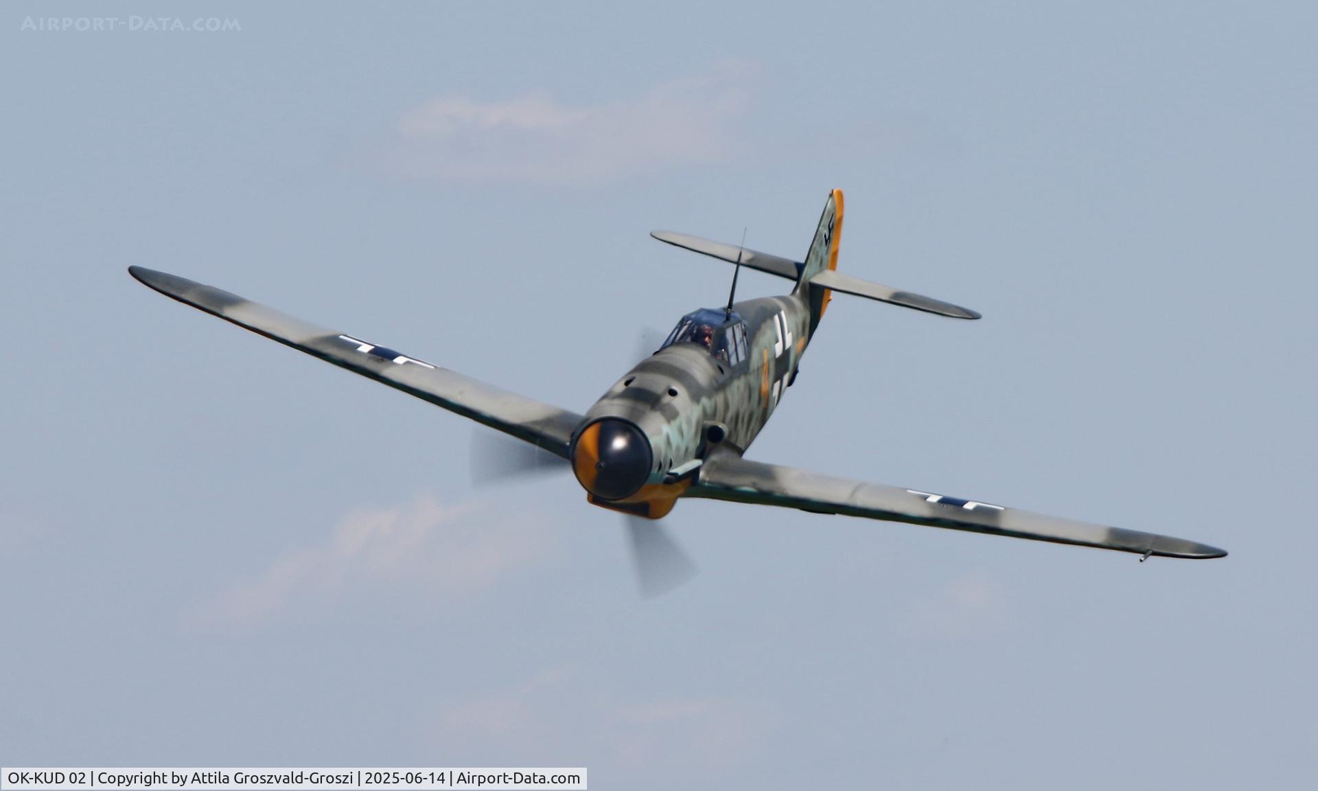 OK-KUD 02, Pavel Kouril Messerschmitt Bf-109 replica, HU-0020 - Rétság Airport, Hungary - Ultralight Aircraft Meeting 2025