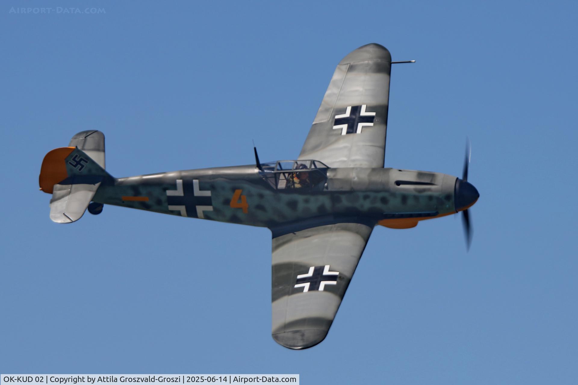 OK-KUD 02, Pavel Kouril Messerschmitt Bf-109 replica, HU-0020 - Rétság Airport, Hungary - Ultralight Aircraft Meeting 2025