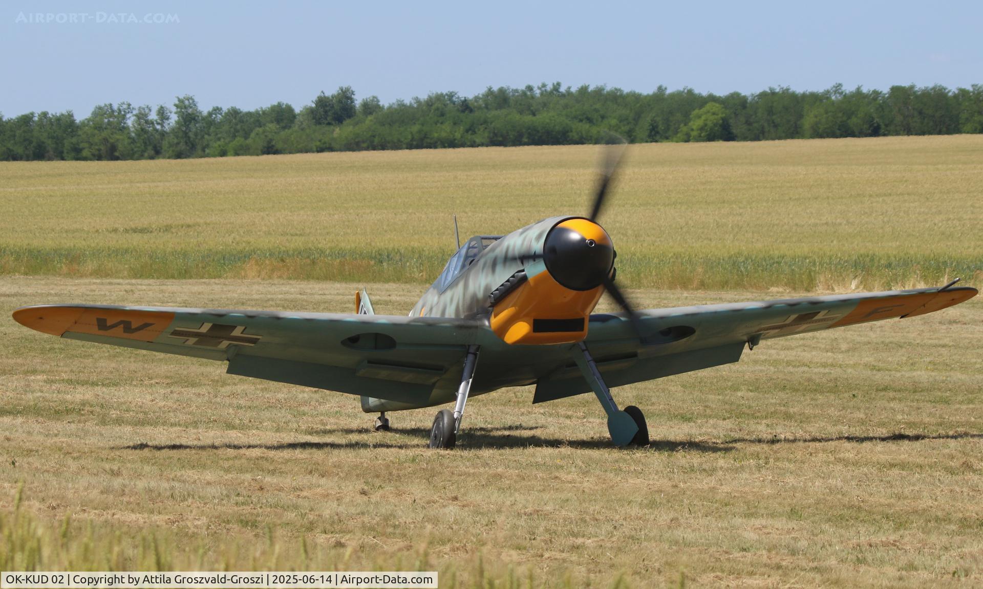 OK-KUD 02, Pavel Kouril Messerschmitt Bf-109 replica, HU-0020 - Rétság Airport, Hungary - Ultralight Aircraft Meeting 2025