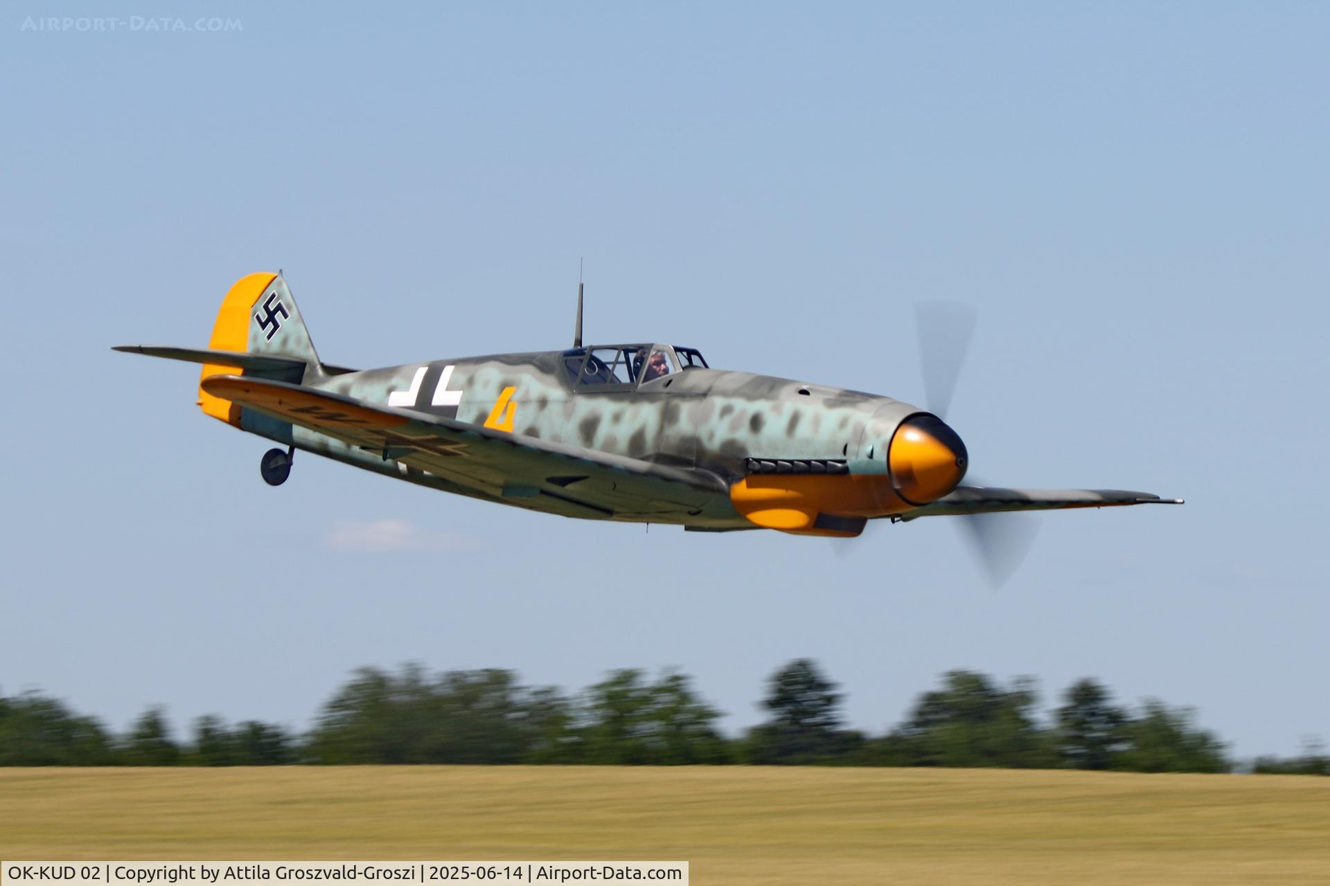 OK-KUD 02, Pavel Kouril Messerschmitt Bf-109 replica, HU-0020 - Rétság Airport, Hungary - Ultralight Aircraft Meeting 2025