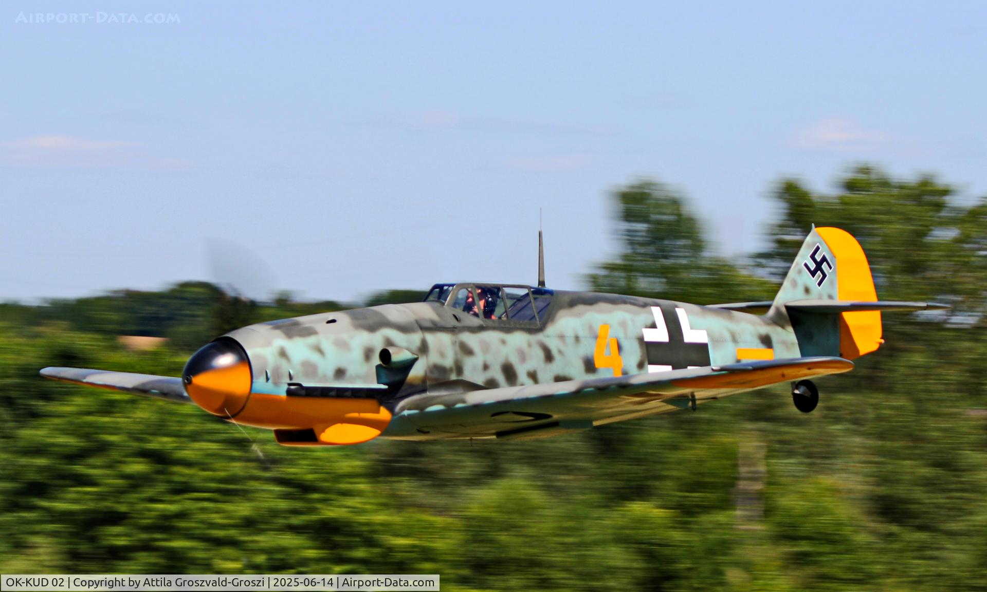 OK-KUD 02, Pavel Kouril Messerschmitt Bf-109 replica, HU-0020 - Rétság Airport, Hungary - Ultralight Aircraft Meeting 2025