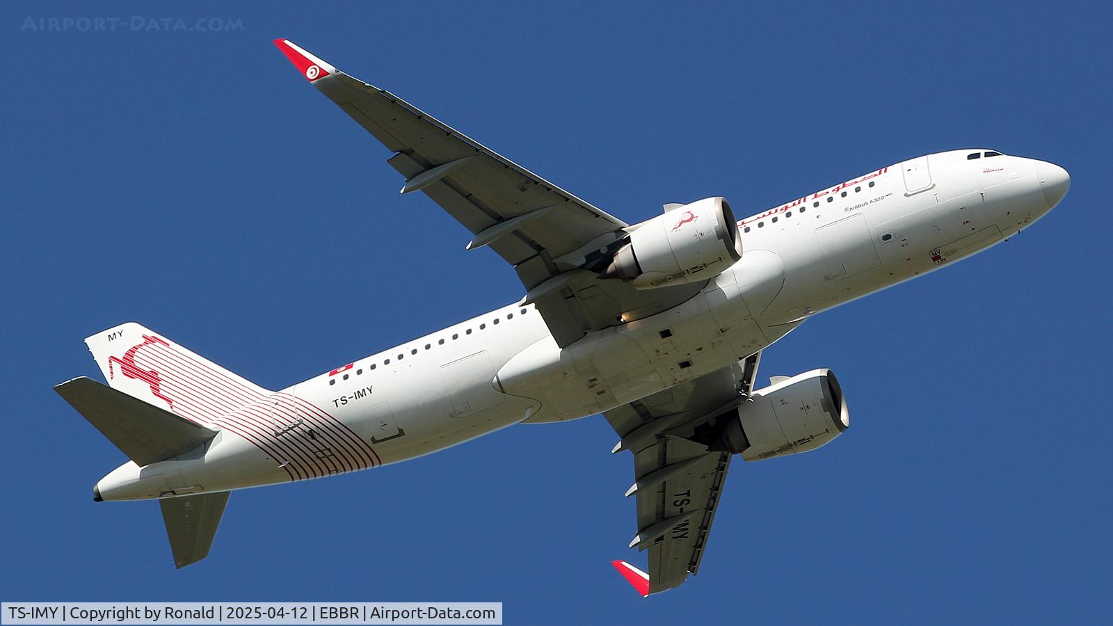 TS-IMY, 2022 Airbus A320-251N C/N 10631, at ebbr