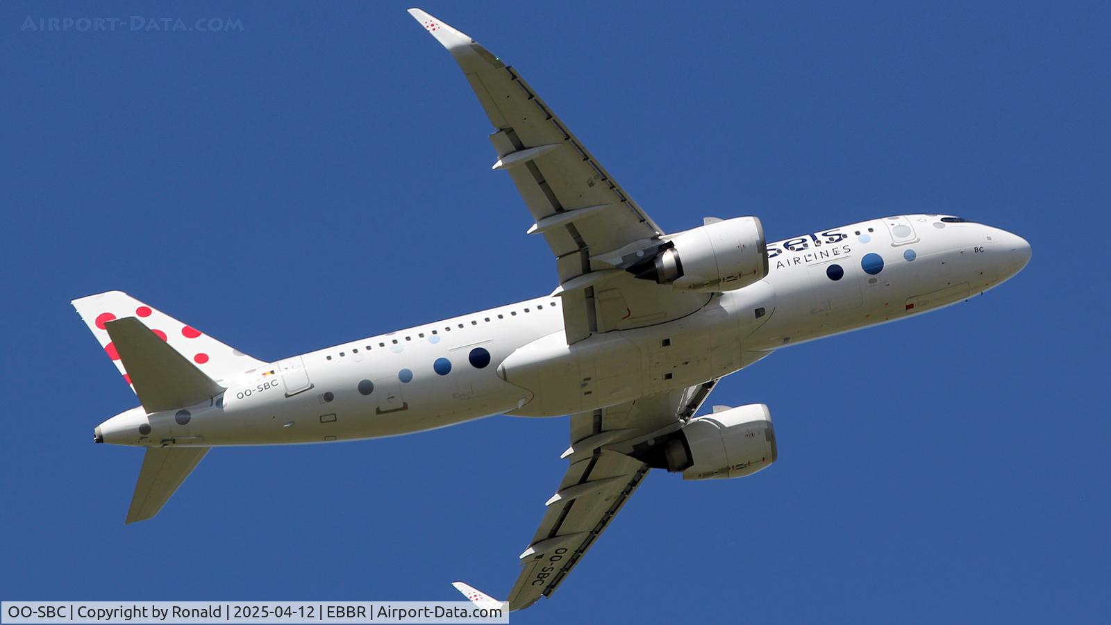OO-SBC, 2024 Airbus A320-251N C/N 11842, at ebbr