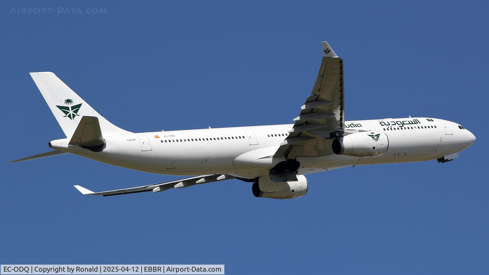EC-ODQ, 2009 Airbus A330-343 C/N 1077, at ebbr