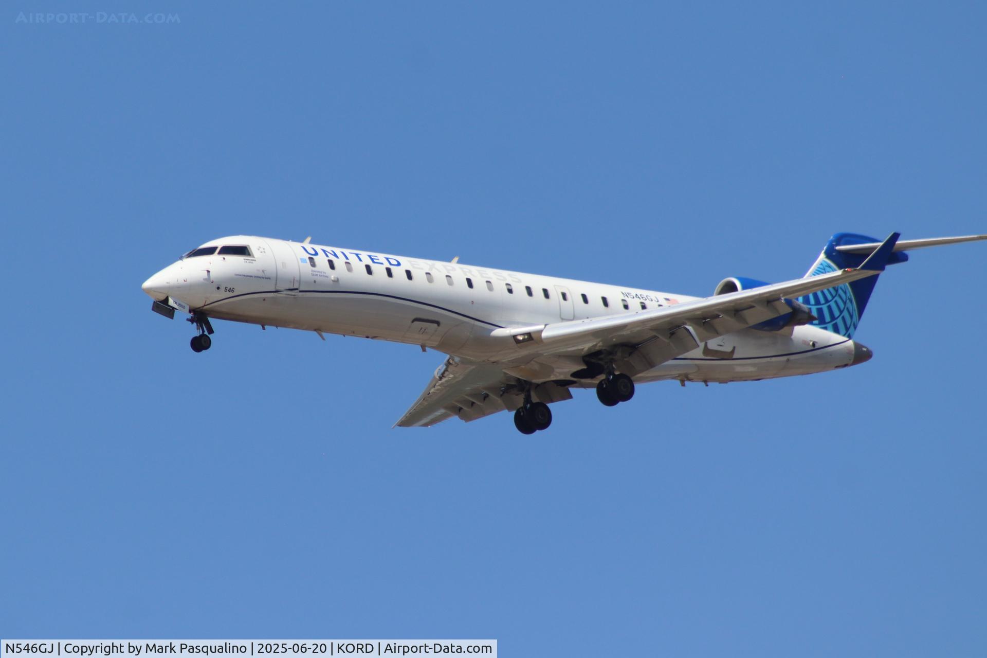 N546GJ, 2008 Bombardier CRJ-702 (CL-600-2C10) Regional Jet C/N 10269, CL-600-2C10