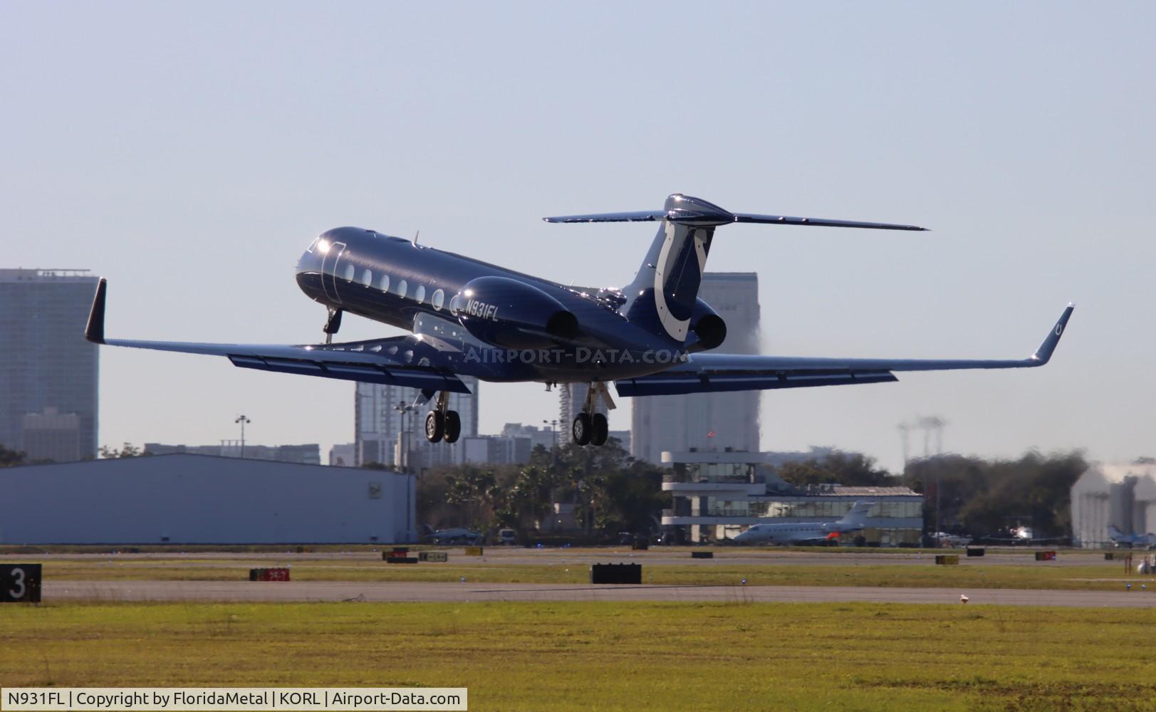 N931FL, 2015 Gulfstream Aerospace GV-SP (G550) C/N 5515, G550 zx orl-ind