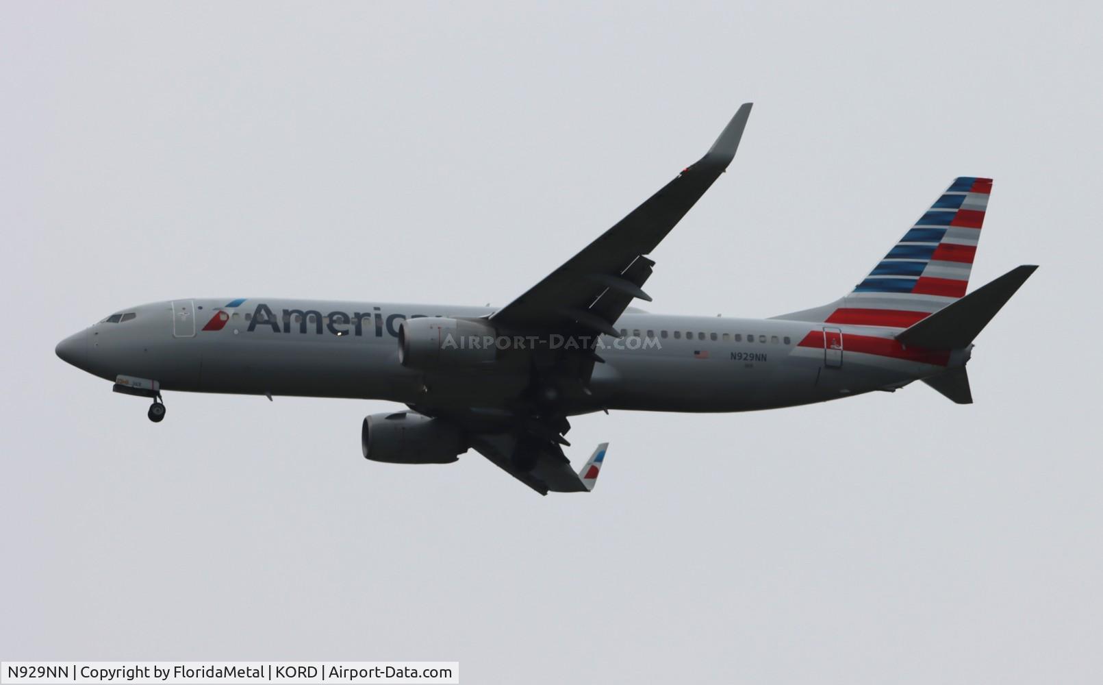 N929NN, 2012 Boeing 737-823 C/N 33322, AAL 738 zx lax-ord