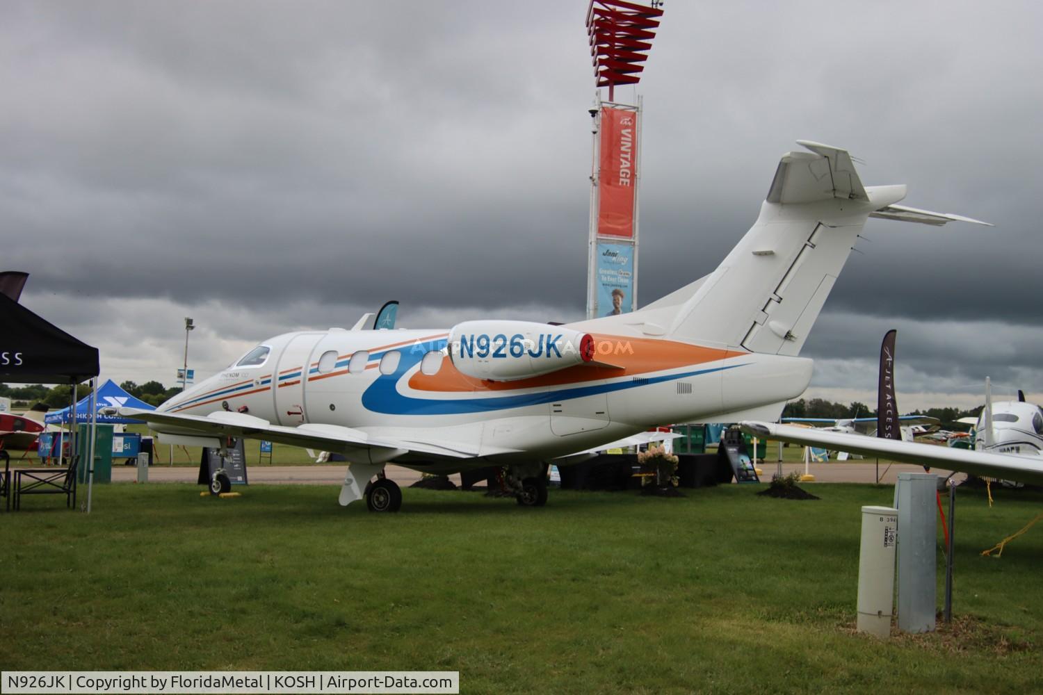 N926JK, 2009 Embraer EMB-500 Phenom 100 C/N 50000107, Phenom 100 zx