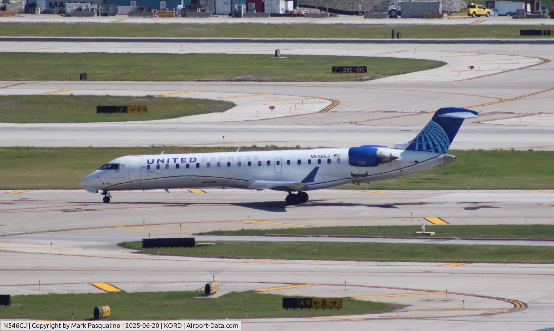 N546GJ, 2008 Bombardier CRJ-702 (CL-600-2C10) Regional Jet C/N 10269, CL-600-2C10