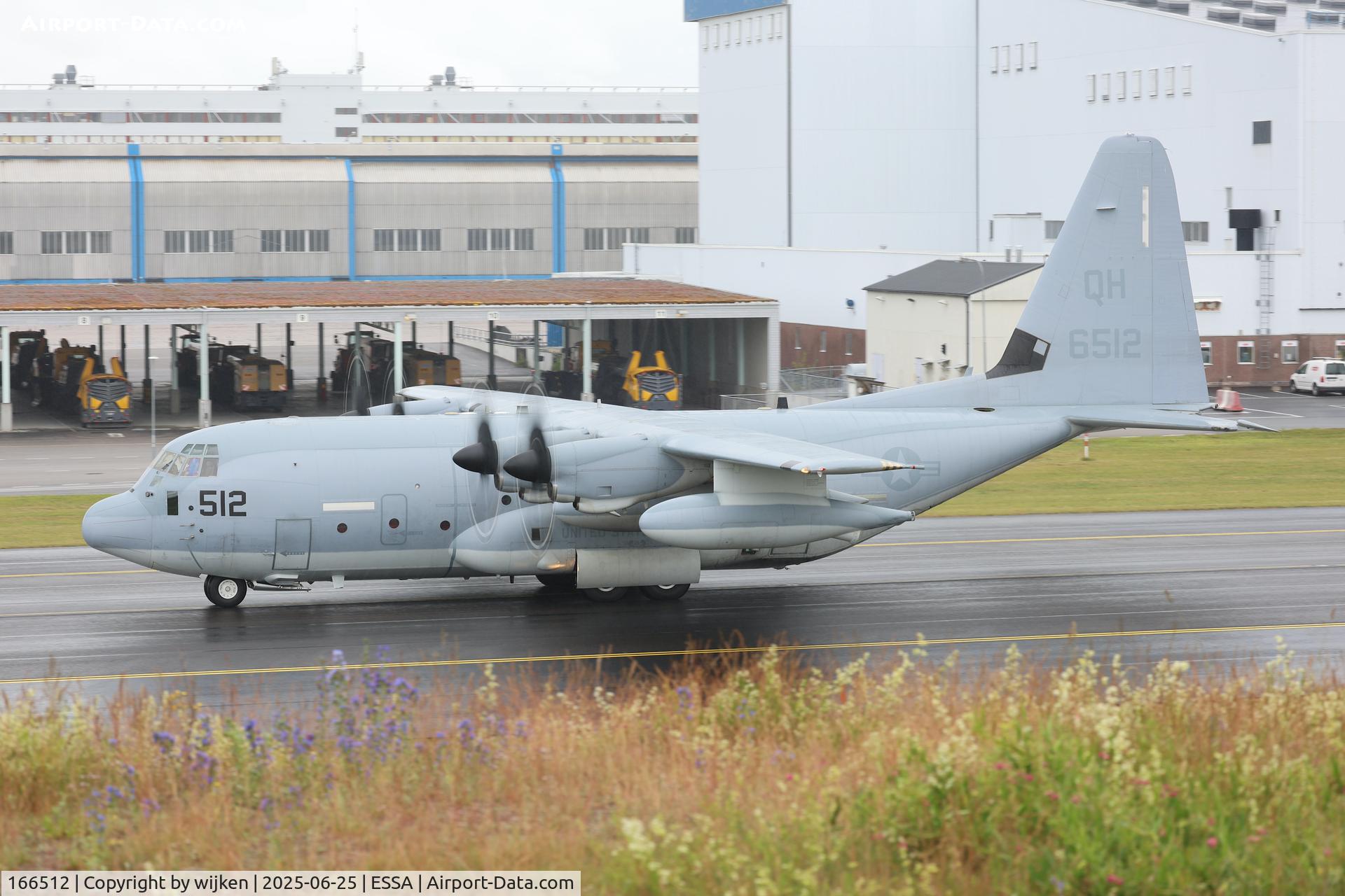 166512, Lockheed Martin KC-130J Hercules C/N 382-5554, Twy W