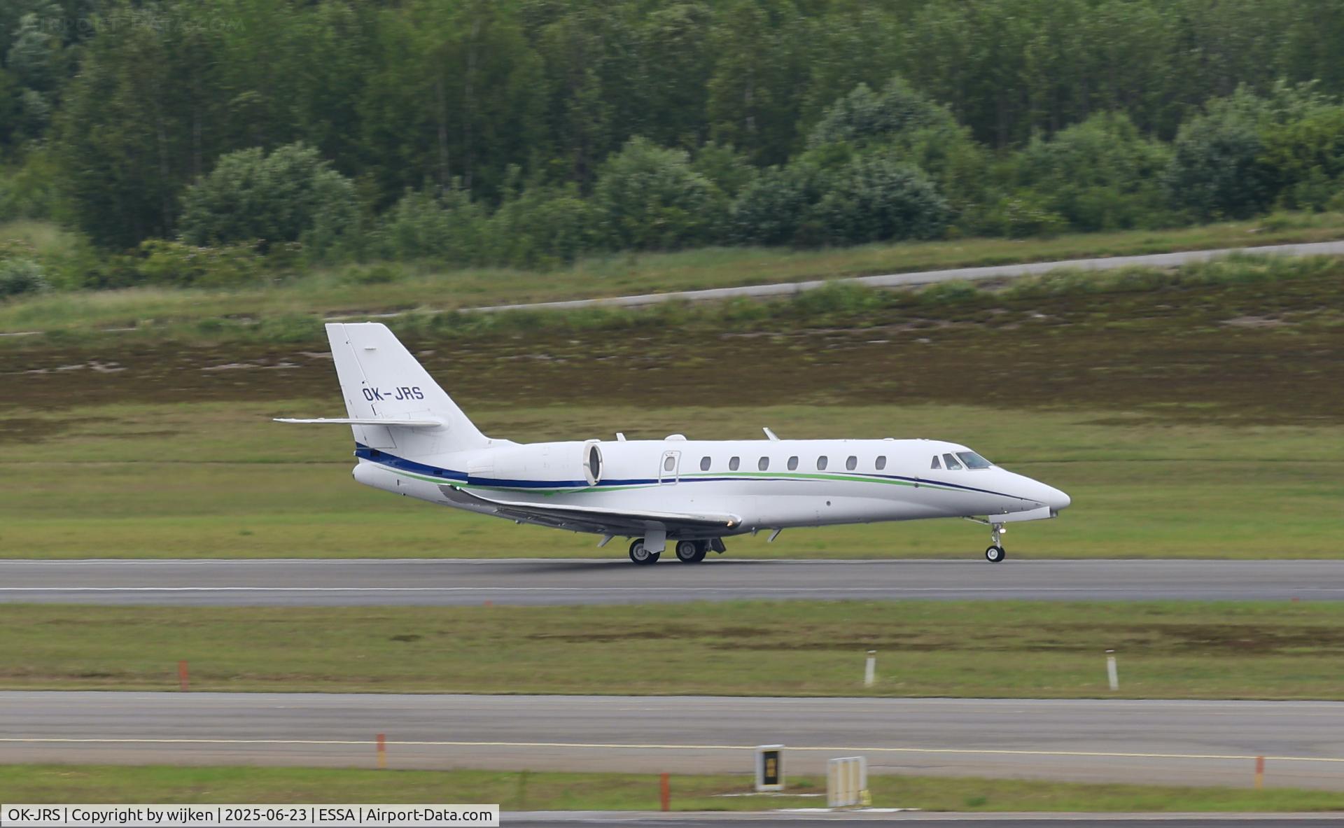 OK-JRS, 2018 Cessna 680 Citation Sovereign C/N 680-0586, Rwy 08