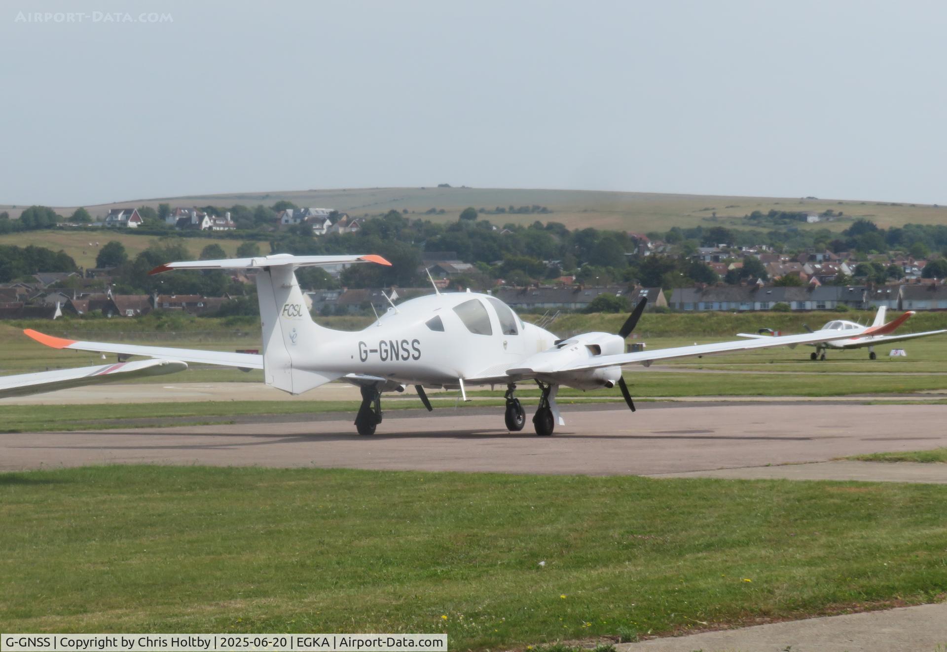 G-GNSS, 2017 Diamond DA-62 C/N 62.057, Parked at Shoreham Airport, W Susse