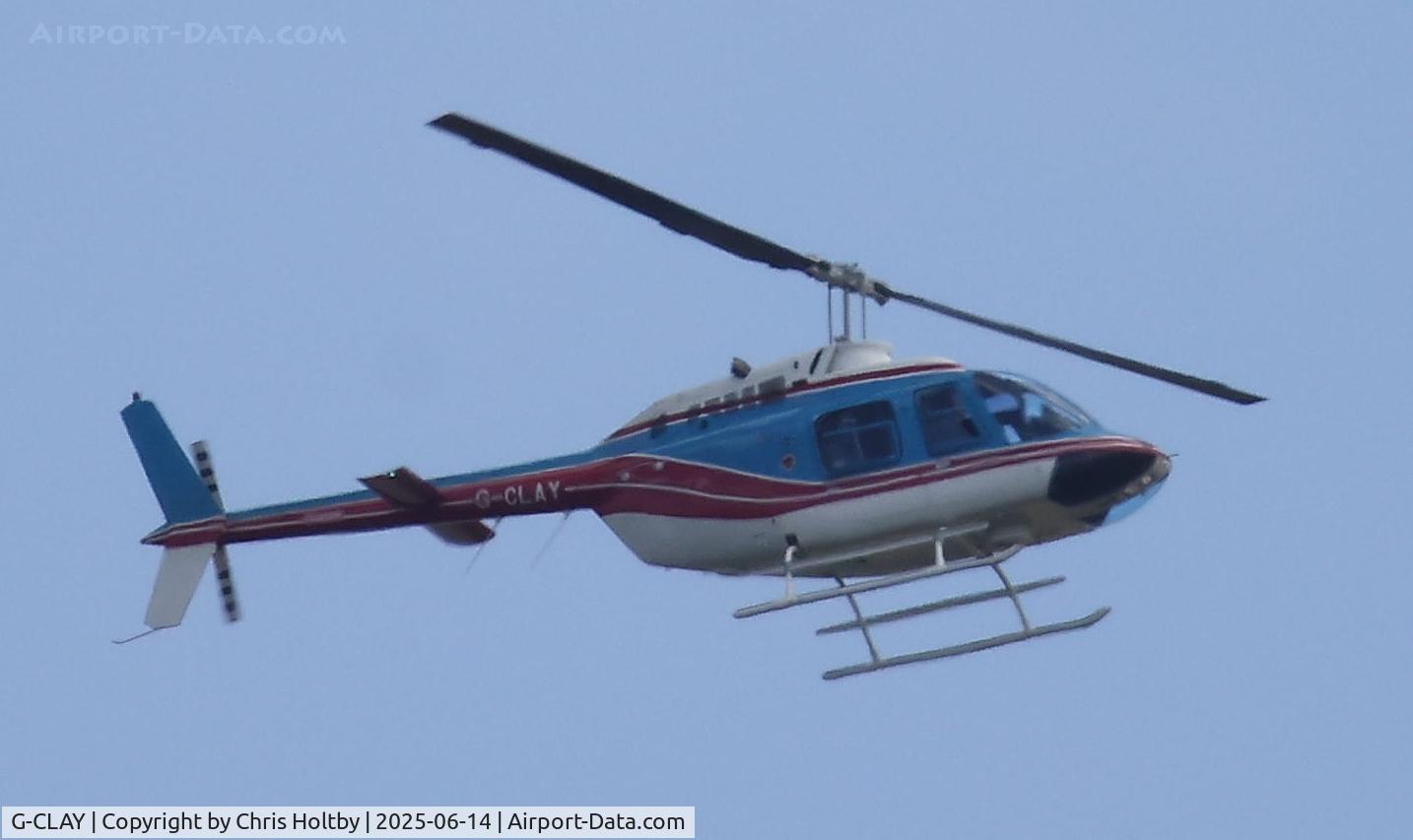 G-CLAY, 1996 Bell 206B JetRanger III C/N 4409, Over Potters Bar, Herts
