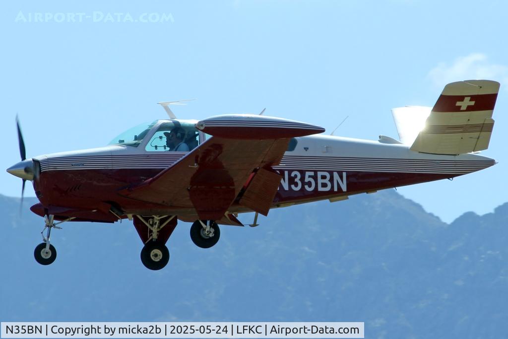 N35BN, Beech V35B Bonanza C/N D-9907, Landing
